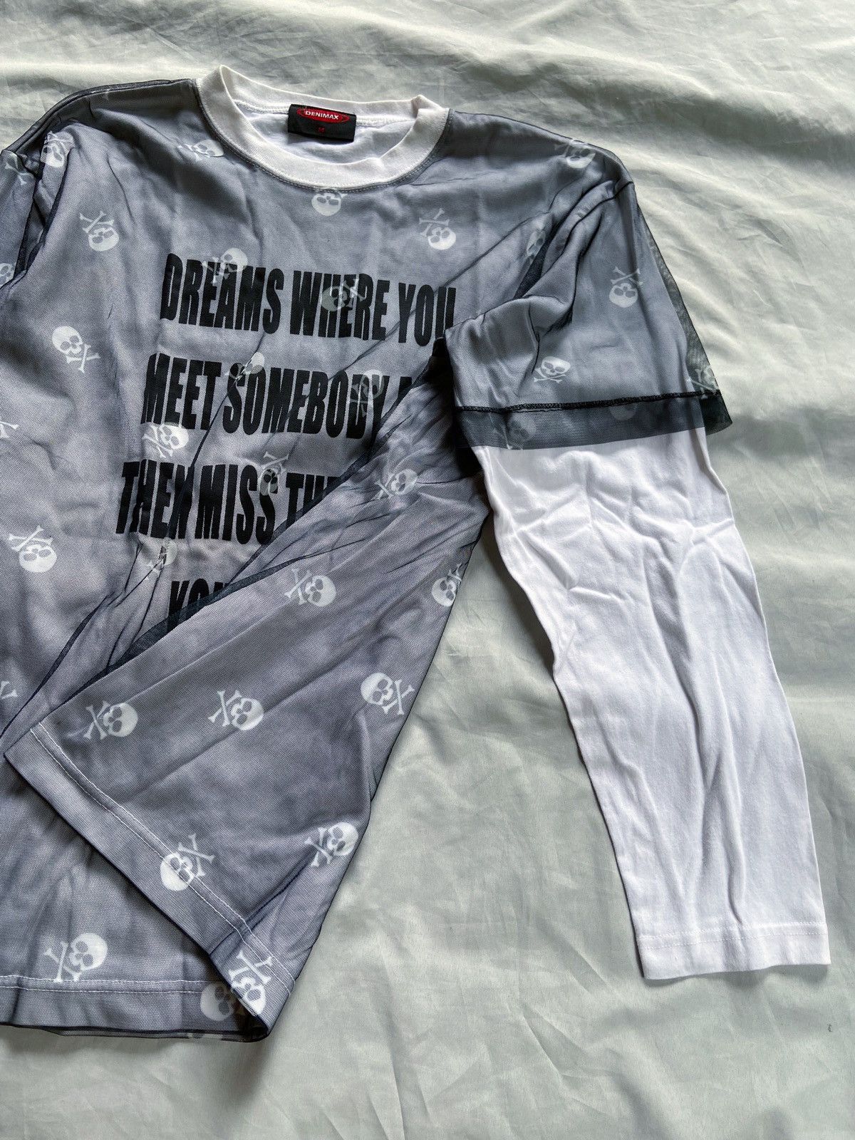 Japanese Brand DENIMAX JAPANESE PUNK DOUBLE LAYER LONG SLEEVE Size US M / EU 48-50 / 2 - 5 Thumbnail