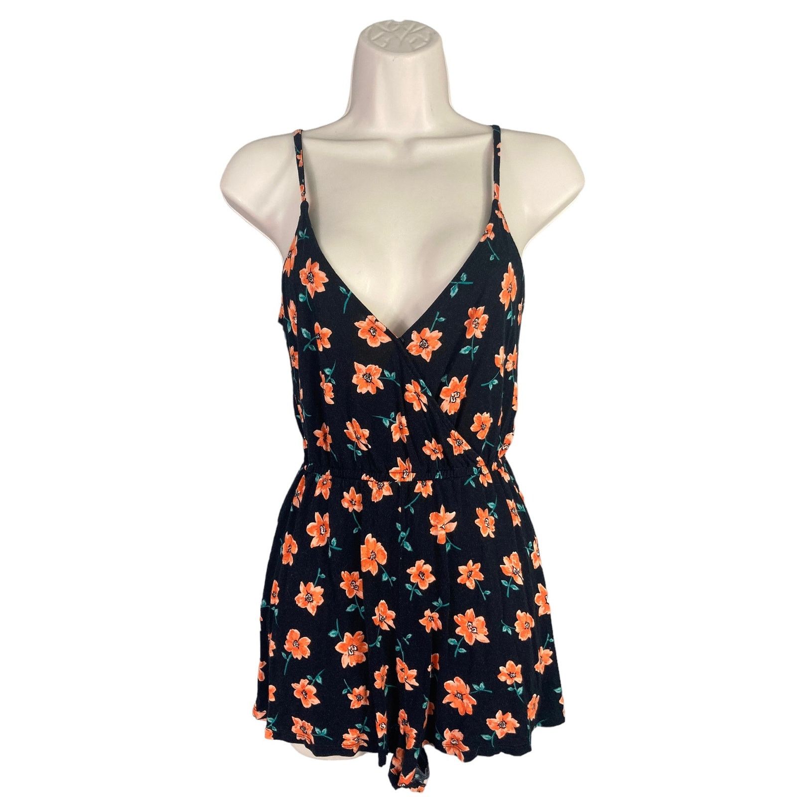 H&M H&M Women's Sleeveless Top Orange Black Size 2 Casual Size XS / US 0-2 / IT 36-38 - 1 Thumbnail