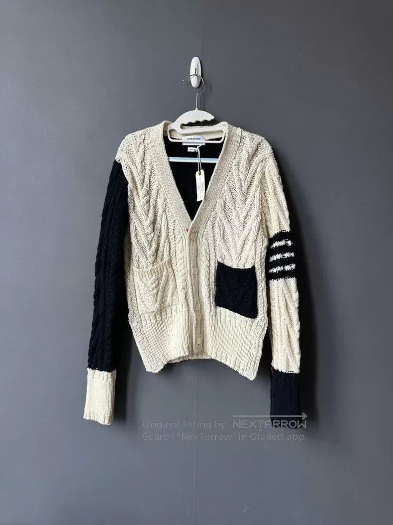 Thom Browne Thom Browne Color Block Cardigan Size US M / EU 48-50 / 2 - 1 Thumbnail