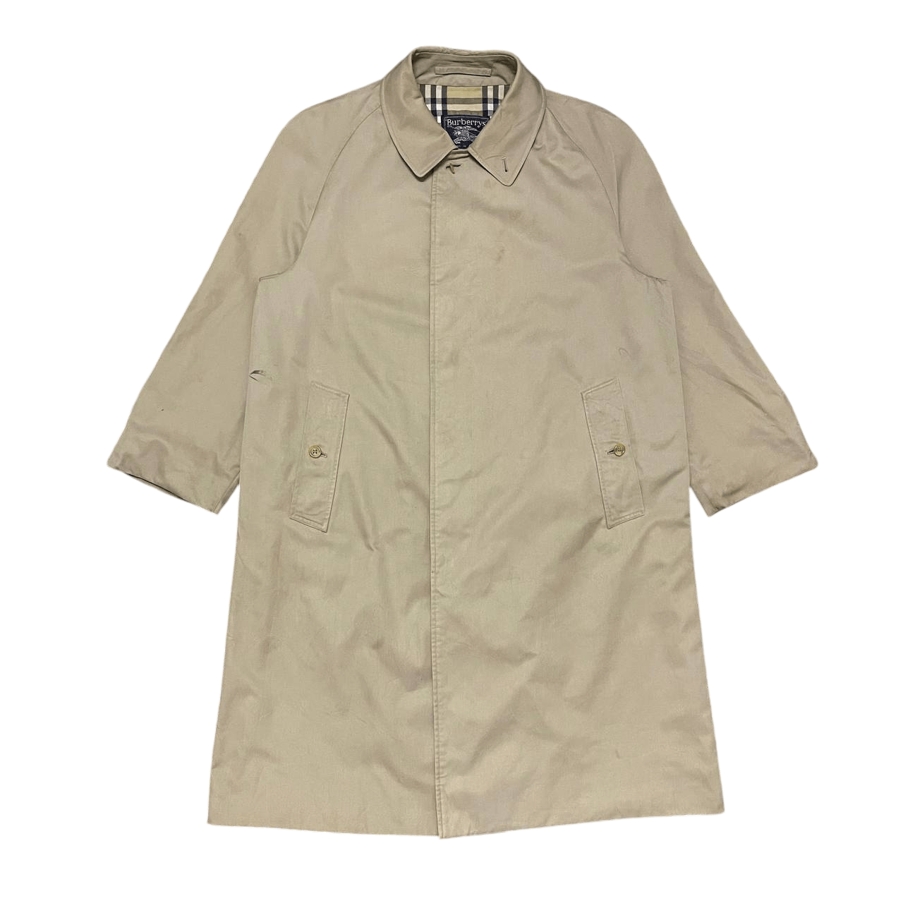 Burberry Vintage Burberry Nova Check Trench Coat England Made Size US M / EU 48-50 / 2 - 2 Thumbnail