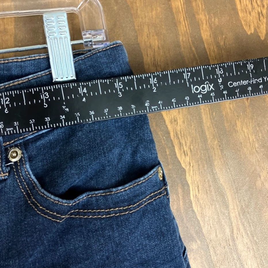 Vintage Chicos Womens Jeans Blue Mid Rise So Slimming Lifting Straight Stretch 1 Jeans Women Regular 31 Inseam 5-Pocket Denim Modern Casual — Mens? Size 25" / US 0 / IT 36 - 6 Thumbnail