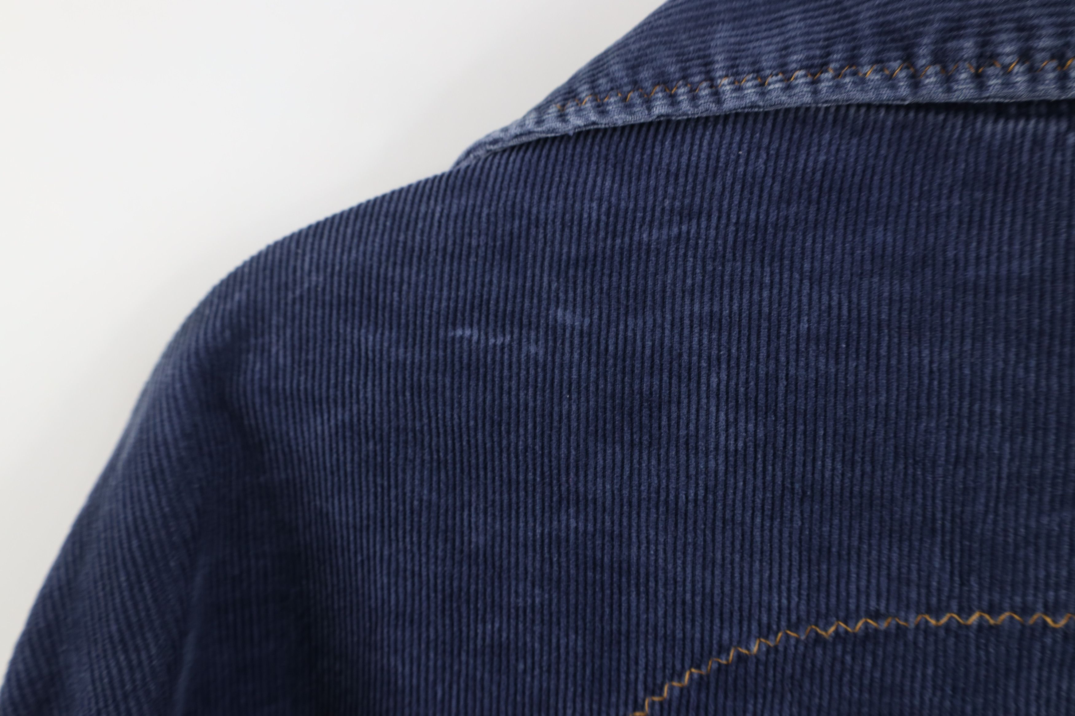 Vintage Vintage 60s 70s Streetwear Corduroy Trucker Jacket Blue USA Size M / US 6-8 / IT 42-44 - 11 Thumbnail