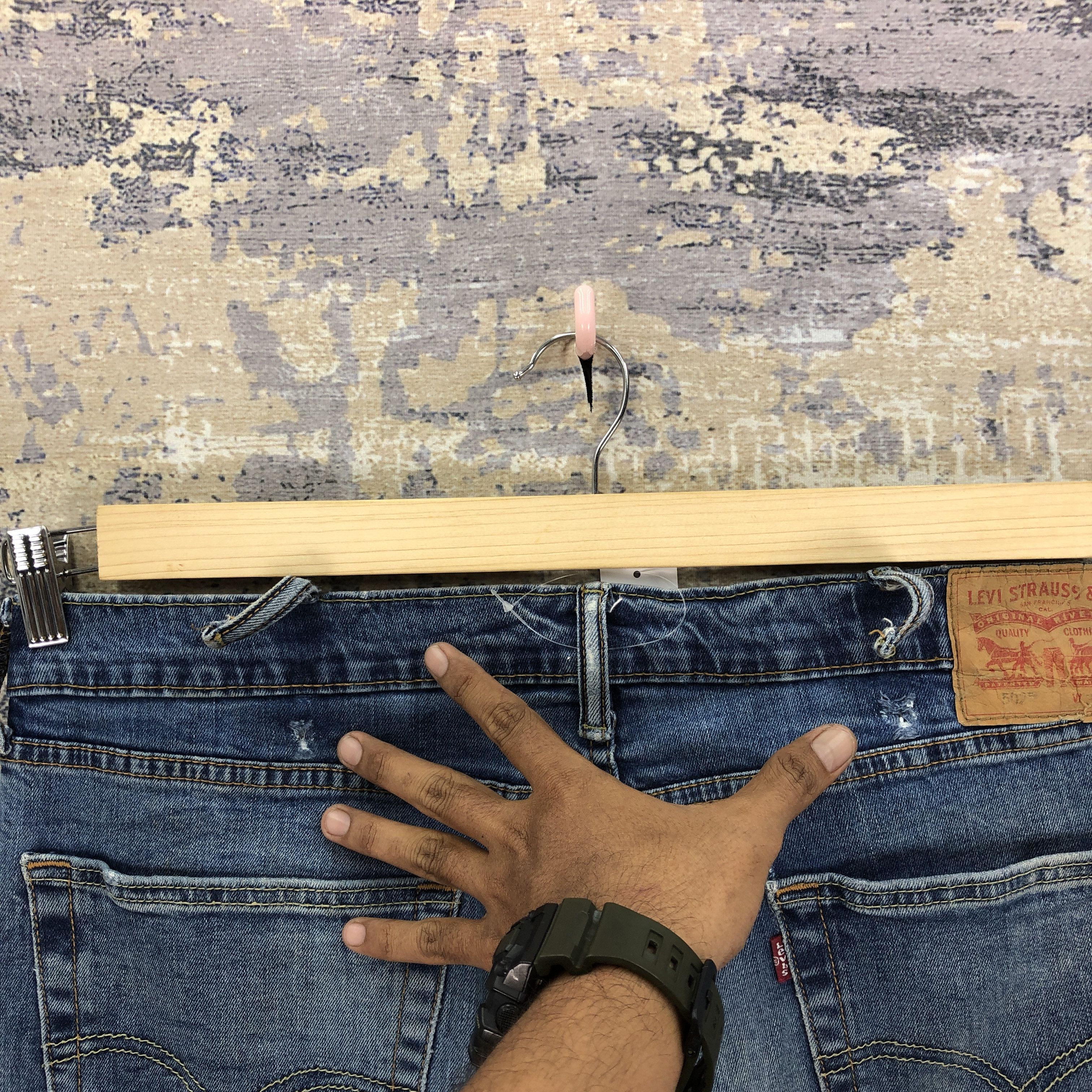 Levi's Vintage Levis 502 Faded Jeans Blue Levi's Light Wash Denim Size US 36 / EU 52 - 10 Thumbnail