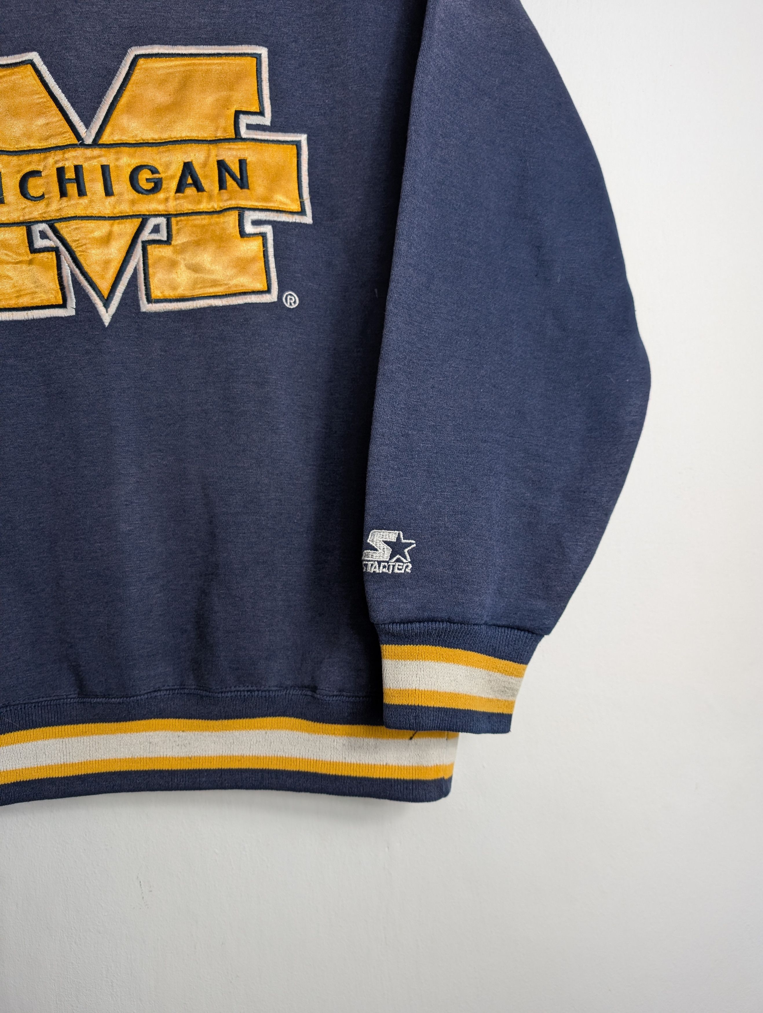 Starter Vintage Michigan Wolverines Starter Hoodie Y2K Retro Boxy Size US M / EU 48-50 / 2 - 3 Thumbnail