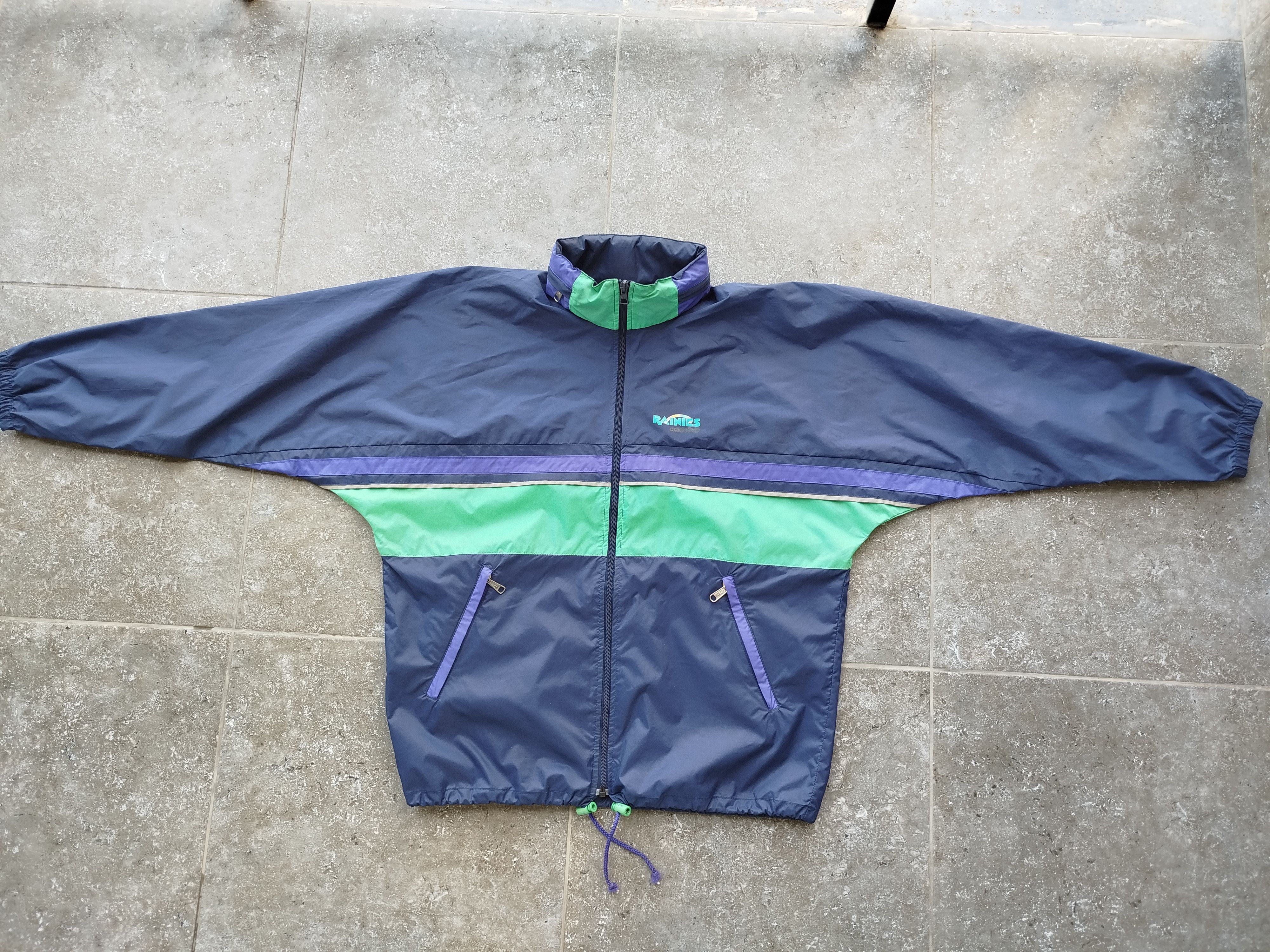Adidas Adidas Rainies Jacket Windbreaker Vintage 90s Size US M / EU 48-50 / 2 - 5 Thumbnail