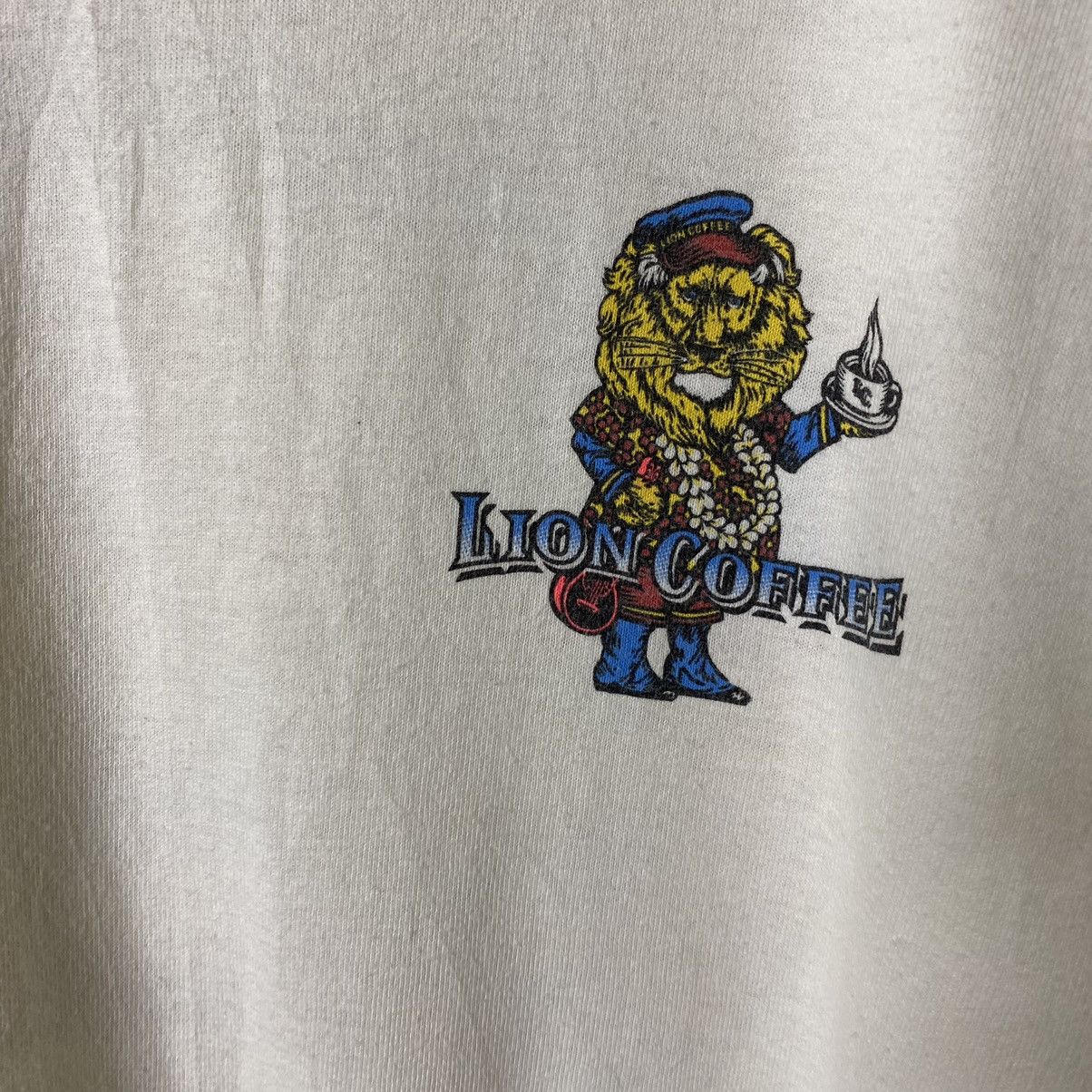 Vintage Vintage 2000s Lion Coffee Hawaiian Islands Promo L/S T Shirt Size US L / EU 52-54 / 3 - 7 Thumbnail
