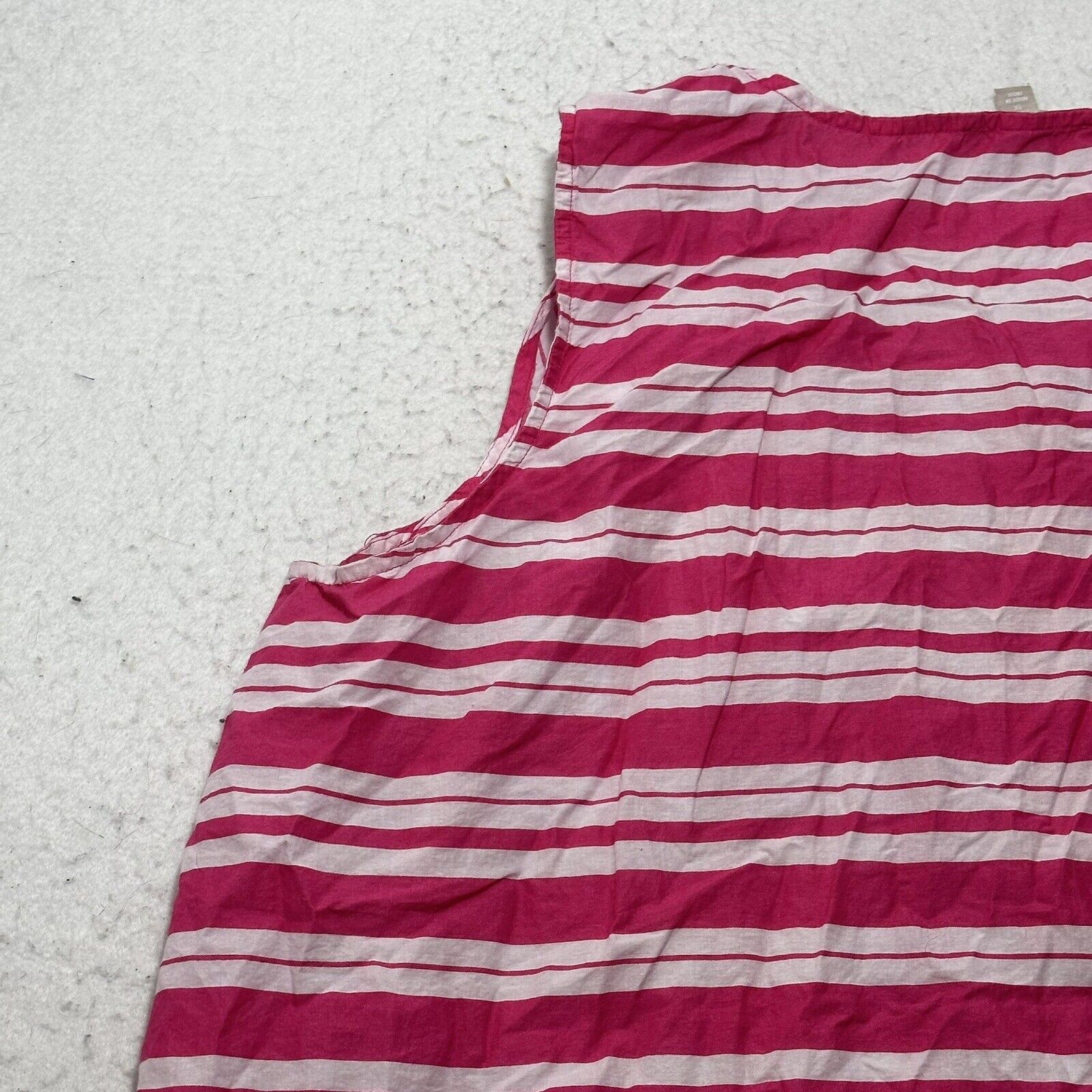 Other Woman Within 1X Sleeveless Pink Stripe Blouse Button Top Size XL / US 12-14 / IT 48-50 - 16 Thumbnail