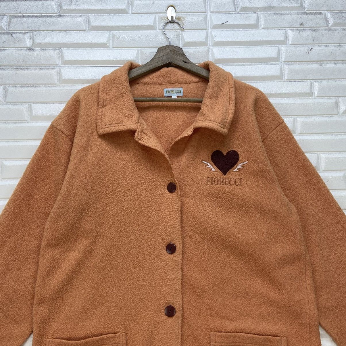 Fiorucci Vintage Fiorucci Fleece Shirt Jacket Size M / US 6-8 / IT 42-44 - 4 Thumbnail