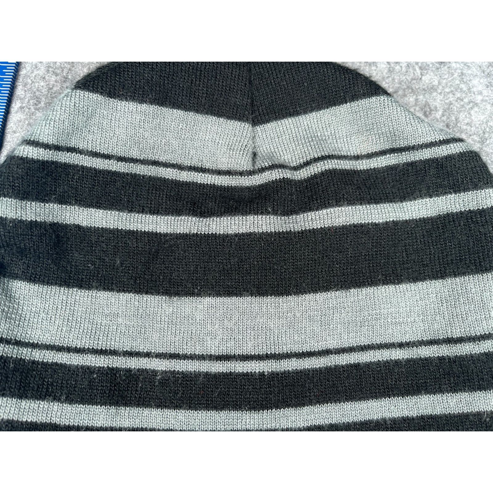 Star Wars Star Wars Beanie Adult One Size Black Gray Stripe Knit 100% Acrylic Ski Hat/Cap Mens Beanie Star Wars Stars Theme Size ONE SIZE - 3 Thumbnail