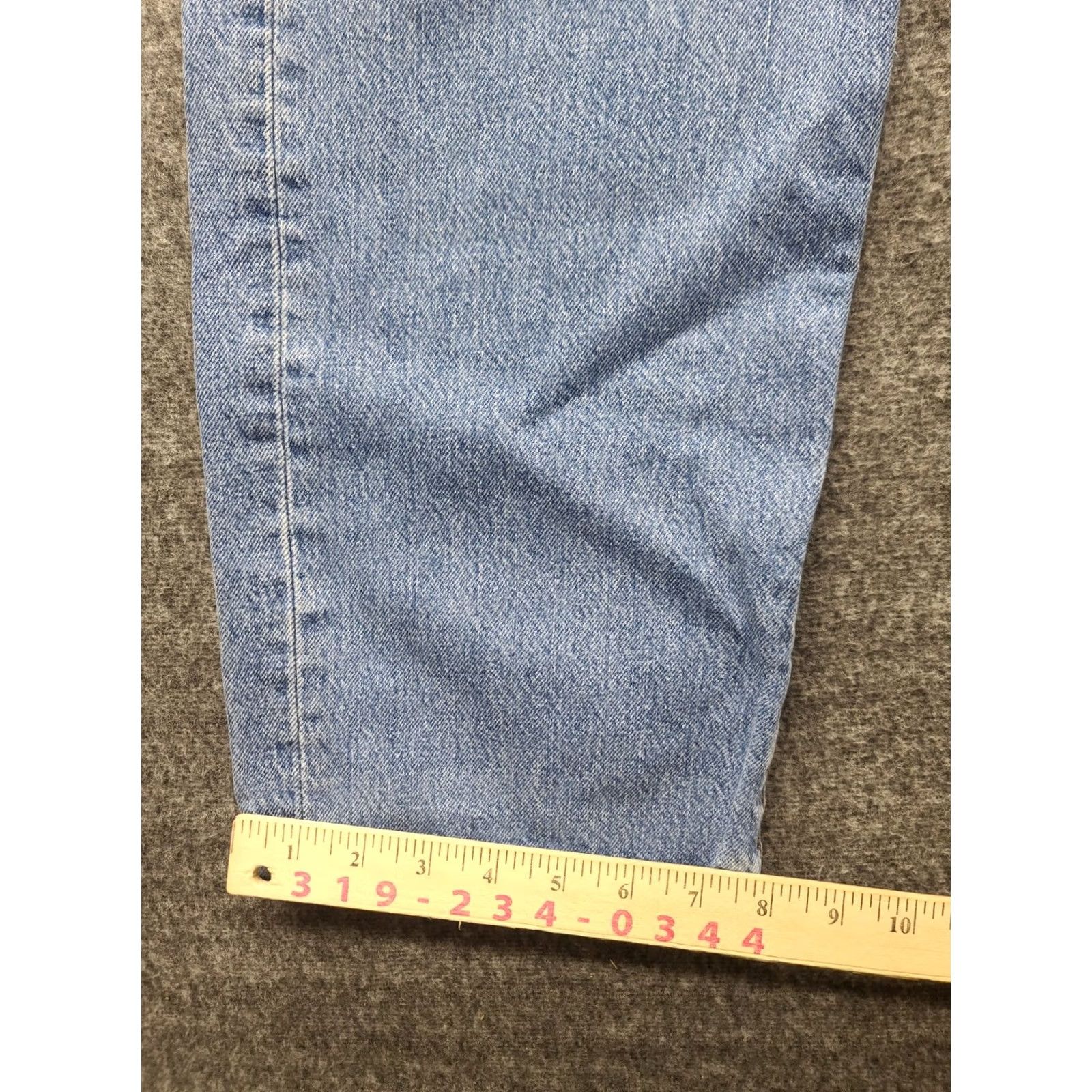 Levi's VINTAGE Levi's 501 XX Jeans Mens 35x30 Light Blue Denim Straight Button Fly 5-Pocket Classic Fit"} Size US 35 - 6 Thumbnail