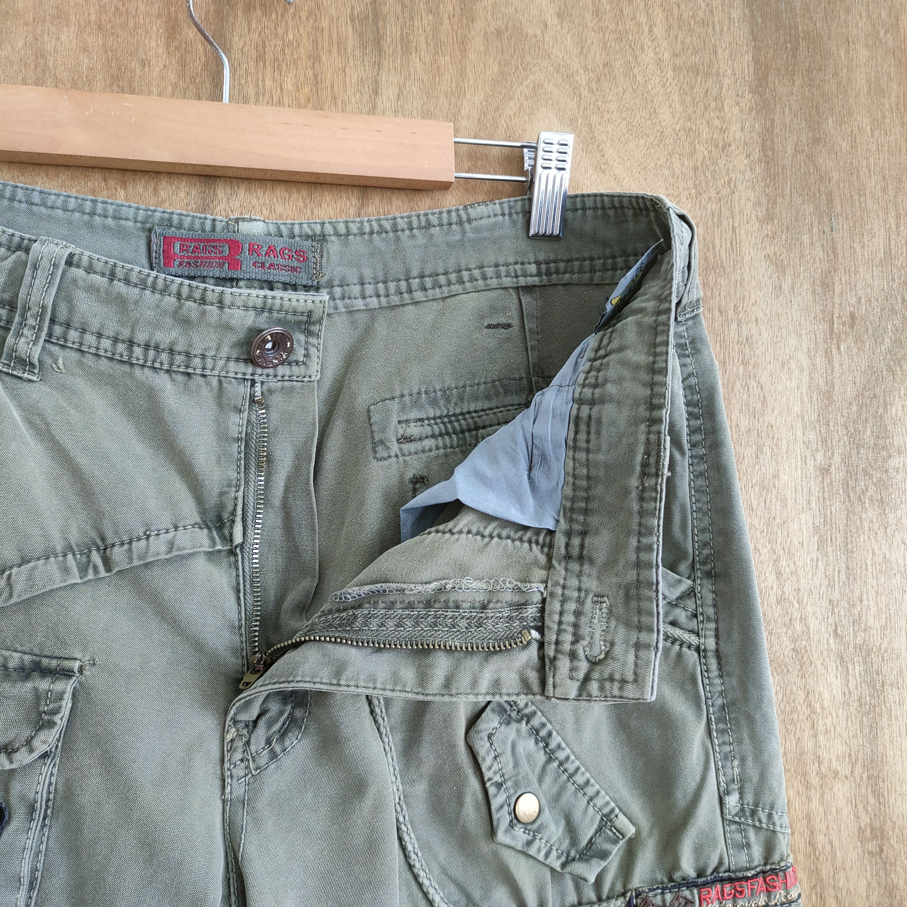 Japanese Brand VINTAGE JAPANESE BONDAGE CARGO PANTS Size US 32 / EU 48 - 10 Thumbnail
