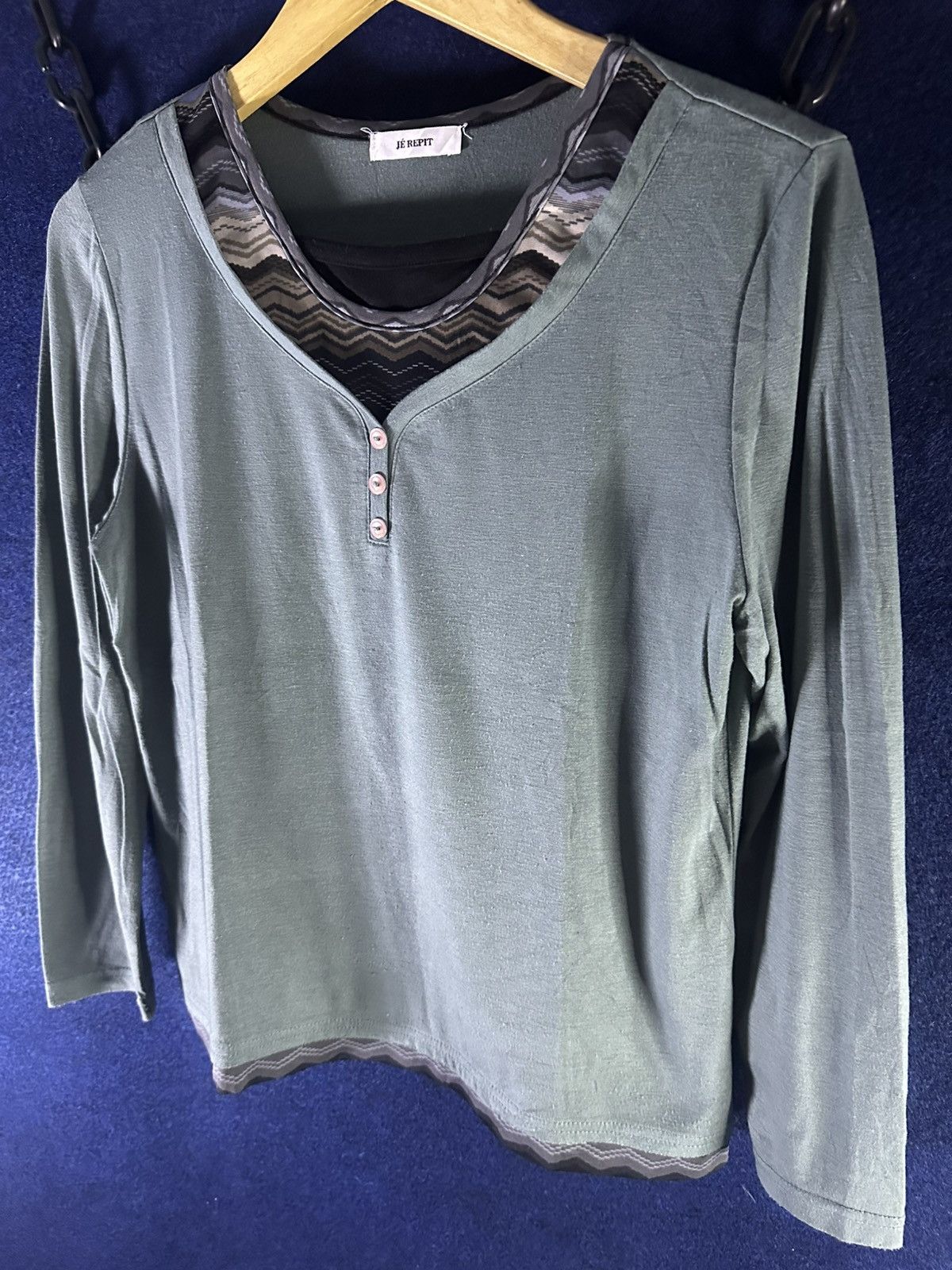 Japanese Brand Japanese Longsleeve Triple Layer Kapital Style Size US S / EU 44-46 / 1 - 3 Thumbnail