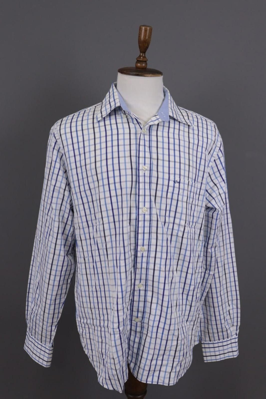 Paul & Shark Paul & Shark Yachting White Check Shirt Size 43 Size US M / EU 48-50 / 2 - 1 Thumbnail