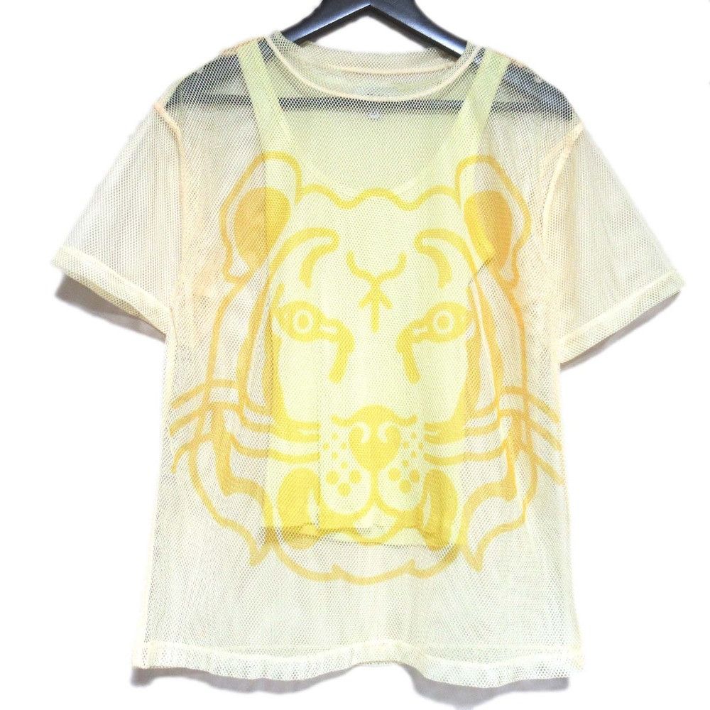 Kenzo Kenzo Kenzo Tiger Print Mesh T-shirt Textile T-Shirts DUTY FREE for USA Size ONE SIZE - 1 Thumbnail