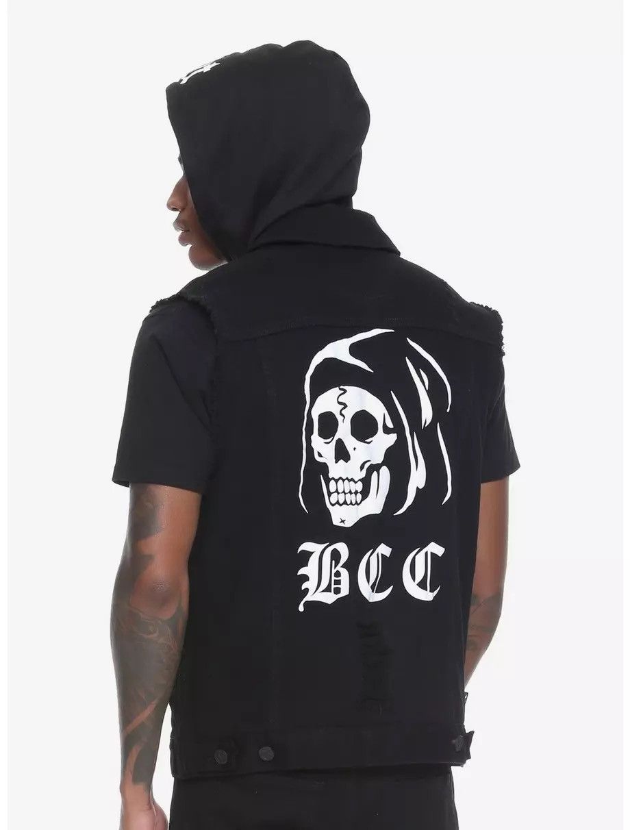 If Six Was Nine BlackCraft Hooded Denim Vest Size US M / EU 48-50 / 2 - 22 Thumbnail