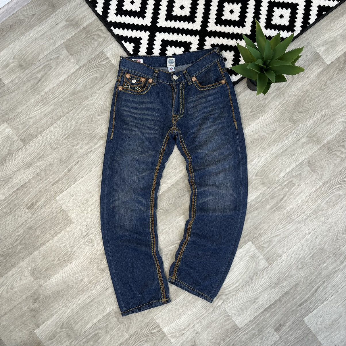 True Religion VINTAGE TRUE RELIGION RICKY SUPER QT CHIEF KEEF STYLE JEANS Size US 32 / EU 48 - 2 Thumbnail