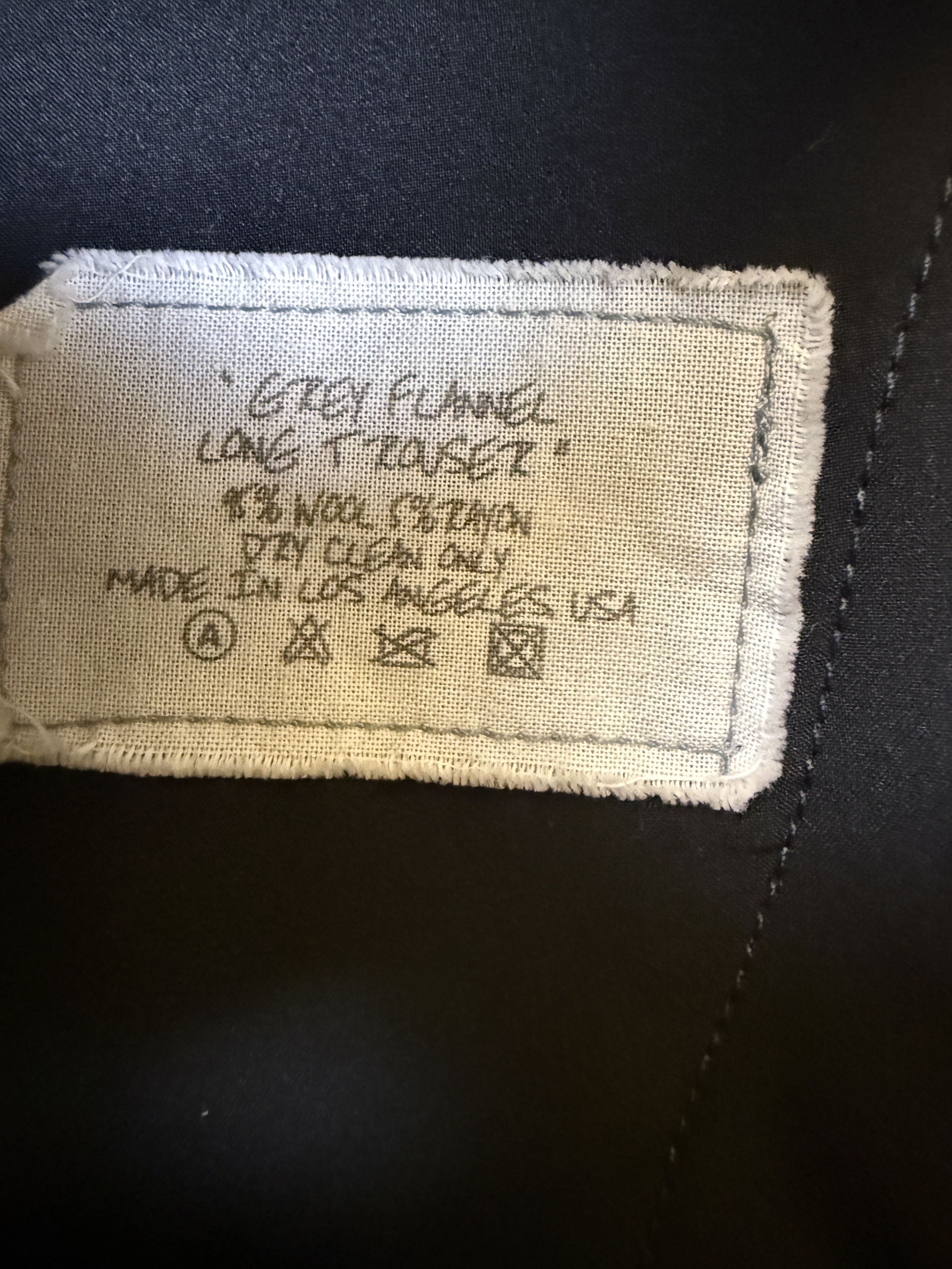 Greg Lauren Greg Lauren Grey Flannel Long Trousers Size US 38 / EU 54 - 5 Thumbnail