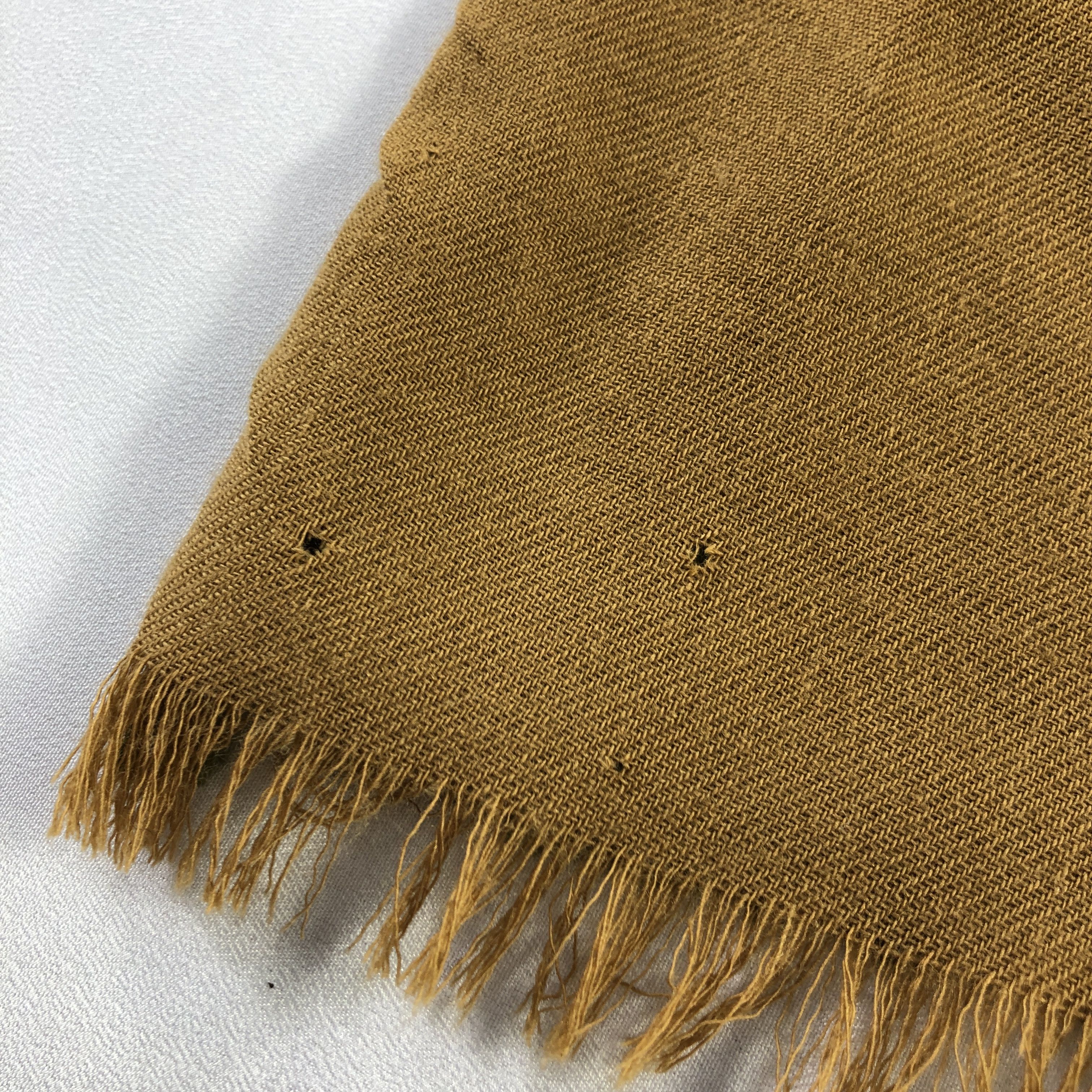 Vintage Vintage Gingham Silk/Wool Scarf Muffler Neckwear V2959 Size ONE SIZE - 6 Thumbnail