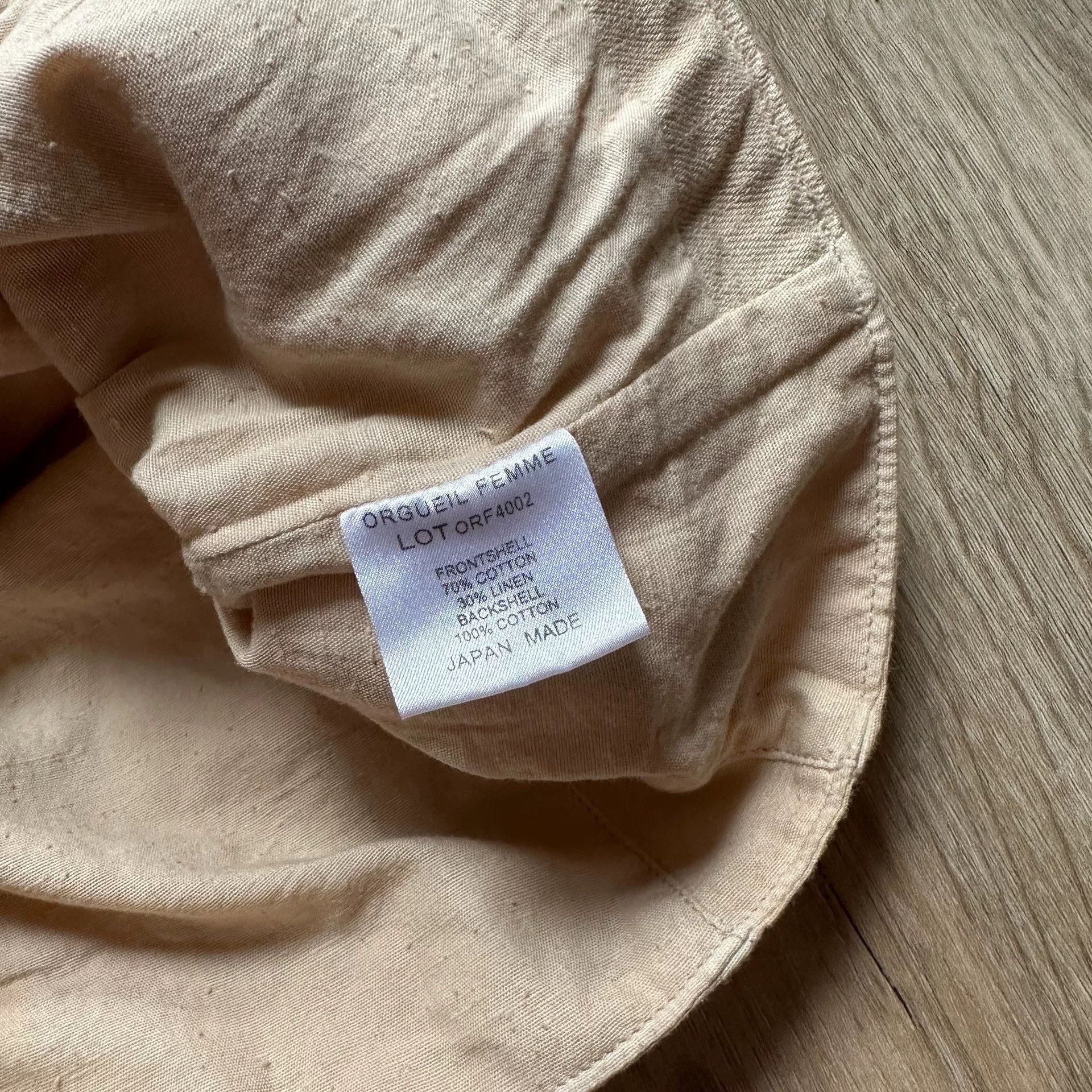 Orgueil ORGUEIL Vintage Cotton-Linen Vest Size US L / EU 52-54 / 3 - 4 Thumbnail