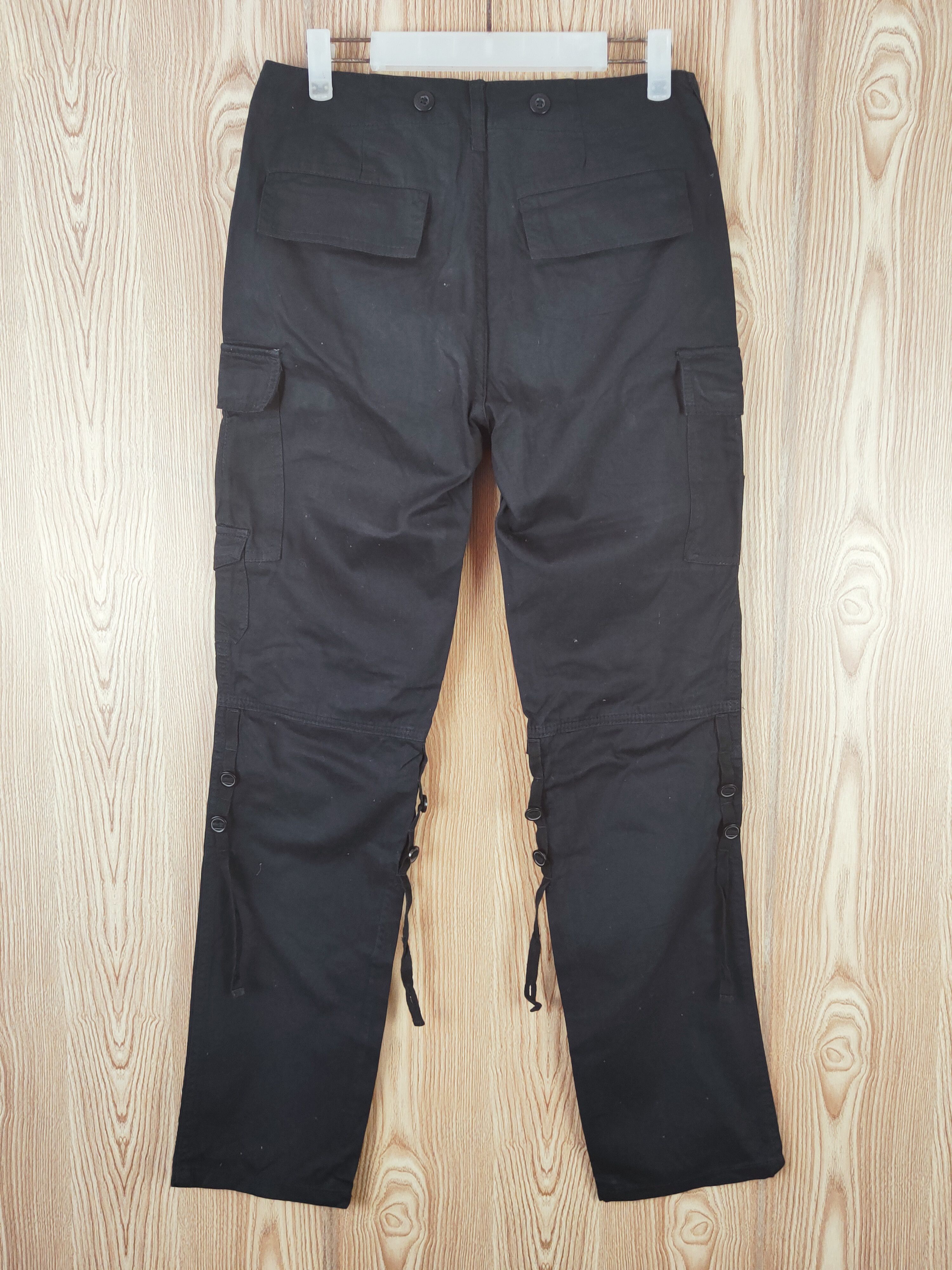 Japanese Brand Japanese Brand Black Multipocket Tactical Cargo Pants #W293 Size US 29 - 8 Thumbnail