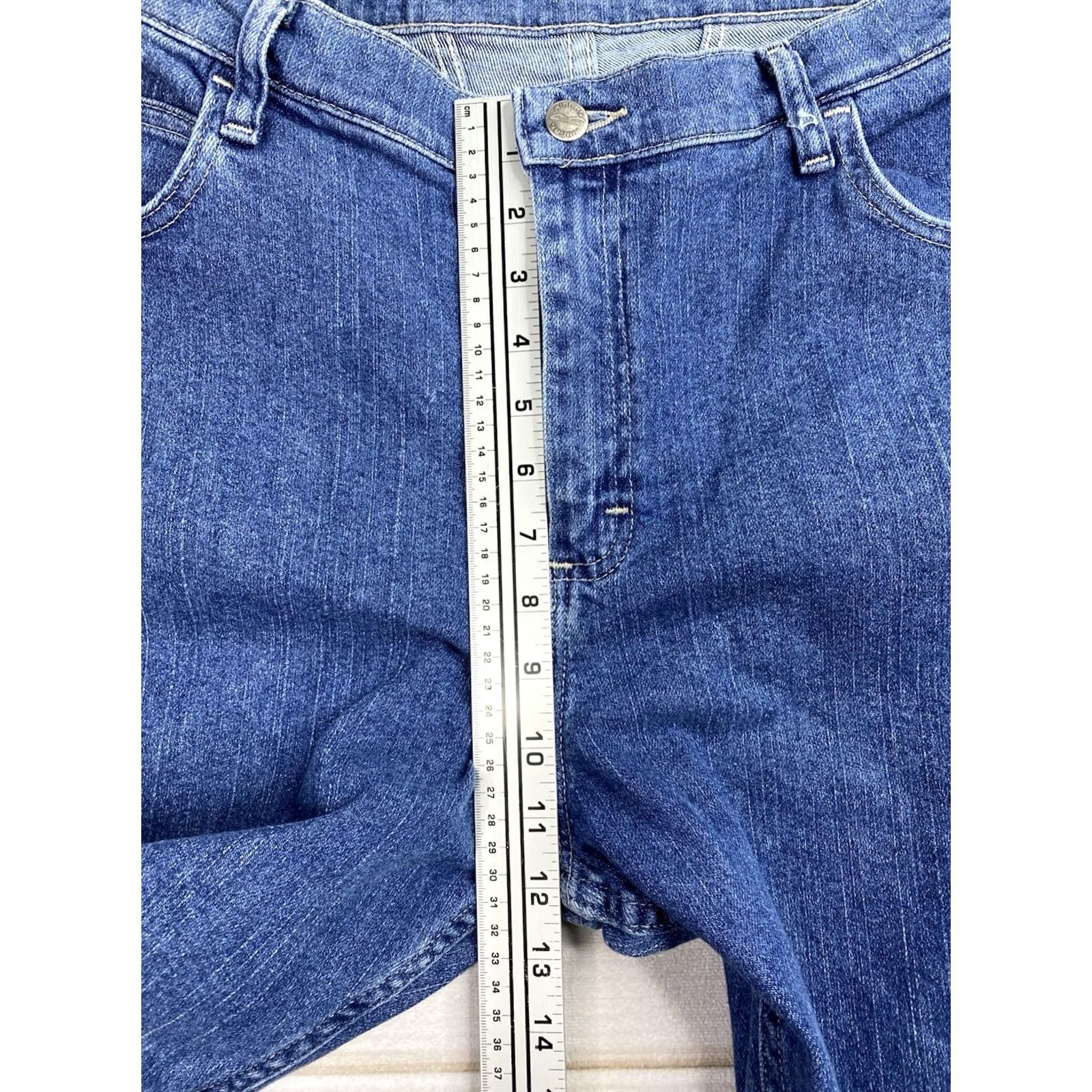Lee Denim Riders Jeans Womens 16W High Rise Tapered Leg 5-Pocket Blue Medium Wash VINTAGE? No Size 25" / US 0 / IT 36 - 5 Thumbnail
