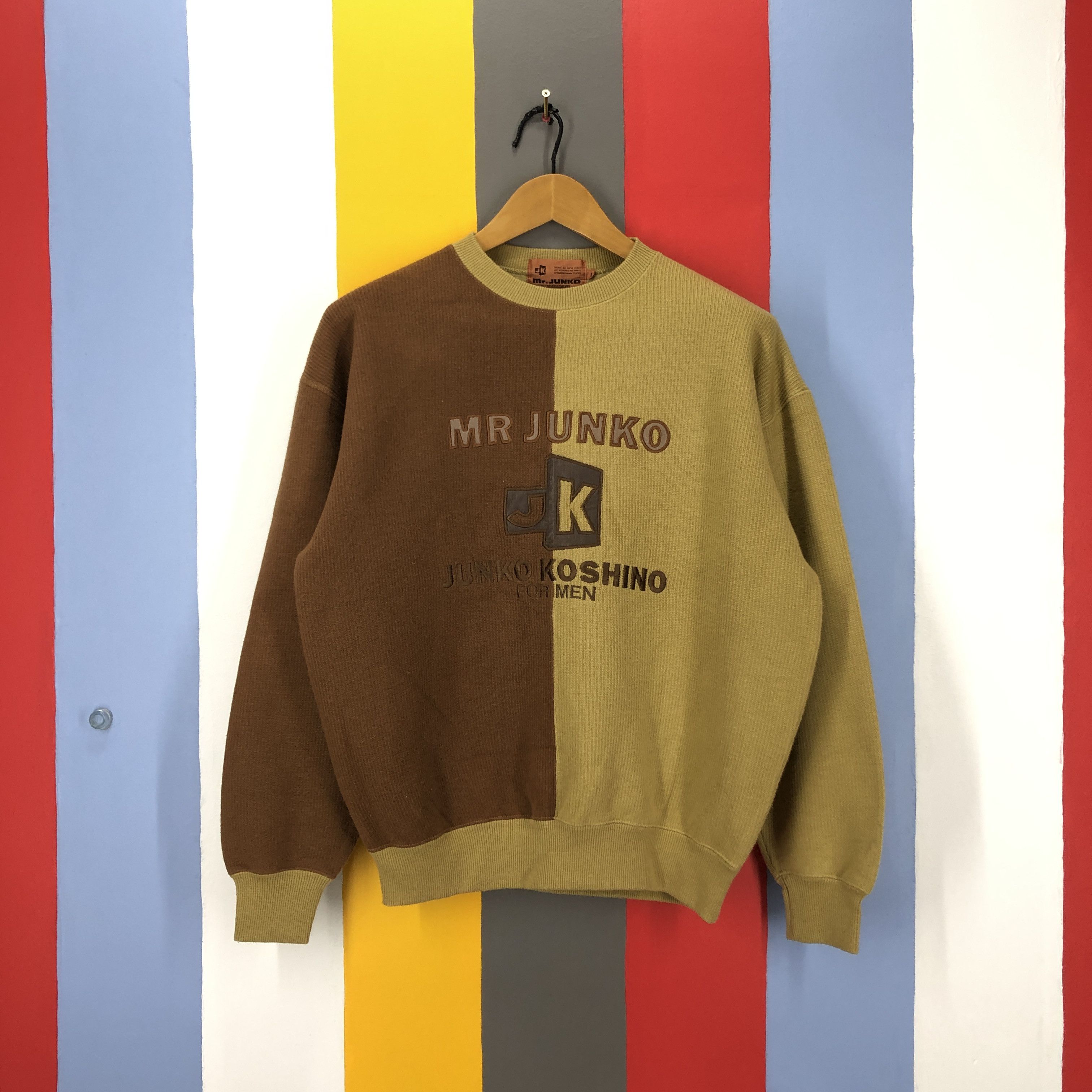 Japanese Brand × Mr. Junko MR JUNKO JUNKO KOSHINO Crew Neck Sweatshirt ...