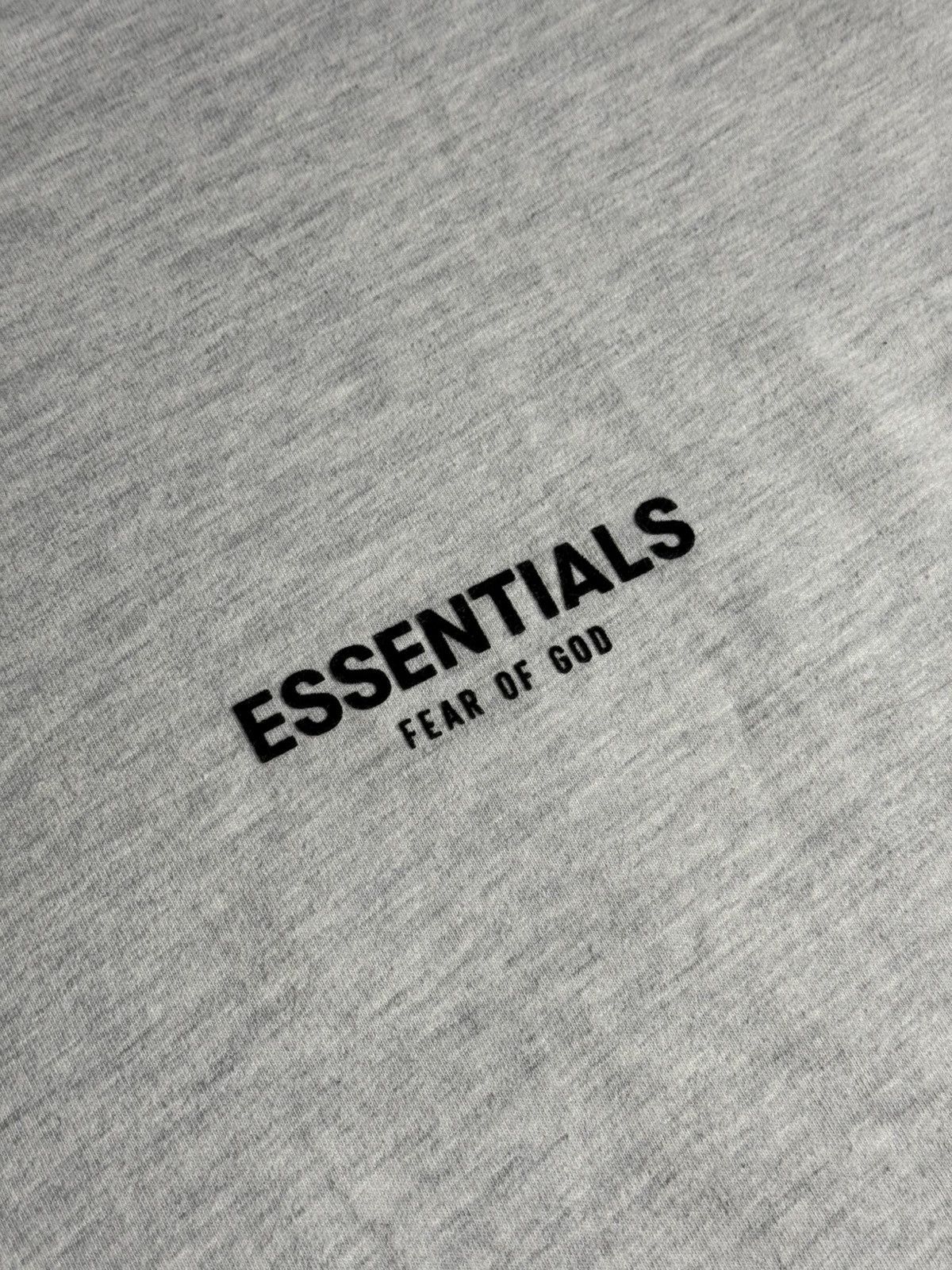 Essentials Essentials Back Logo L/S Tee “Heather Grey” [XL] PREOWNED Size US XL / EU 56 / 4 - 3 Thumbnail