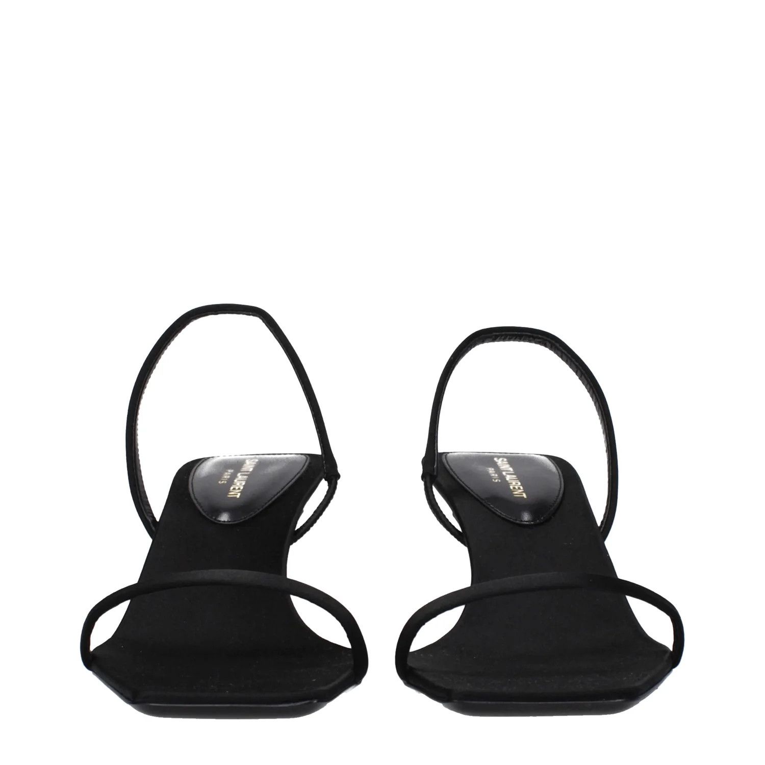 Saint Laurent Paris ob1o1e1124 Satin Sandals in Black Size US 8 / IT 38 - 3 Thumbnail