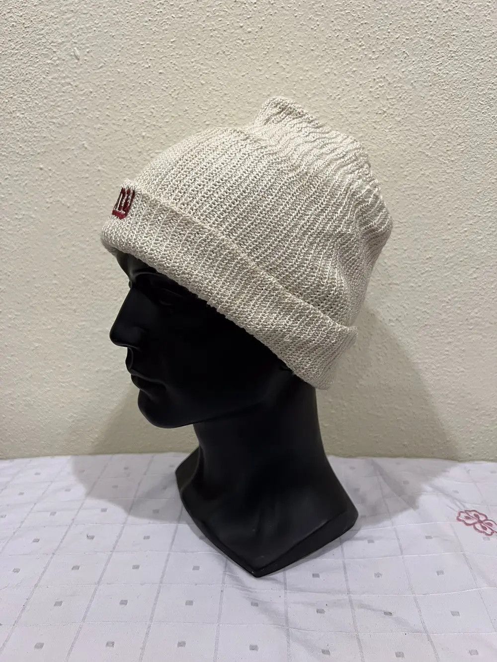 Japanese Brand × Vintage Japanese Brand Small Logo Beanie Hat Size ONE SIZE - 3 Thumbnail