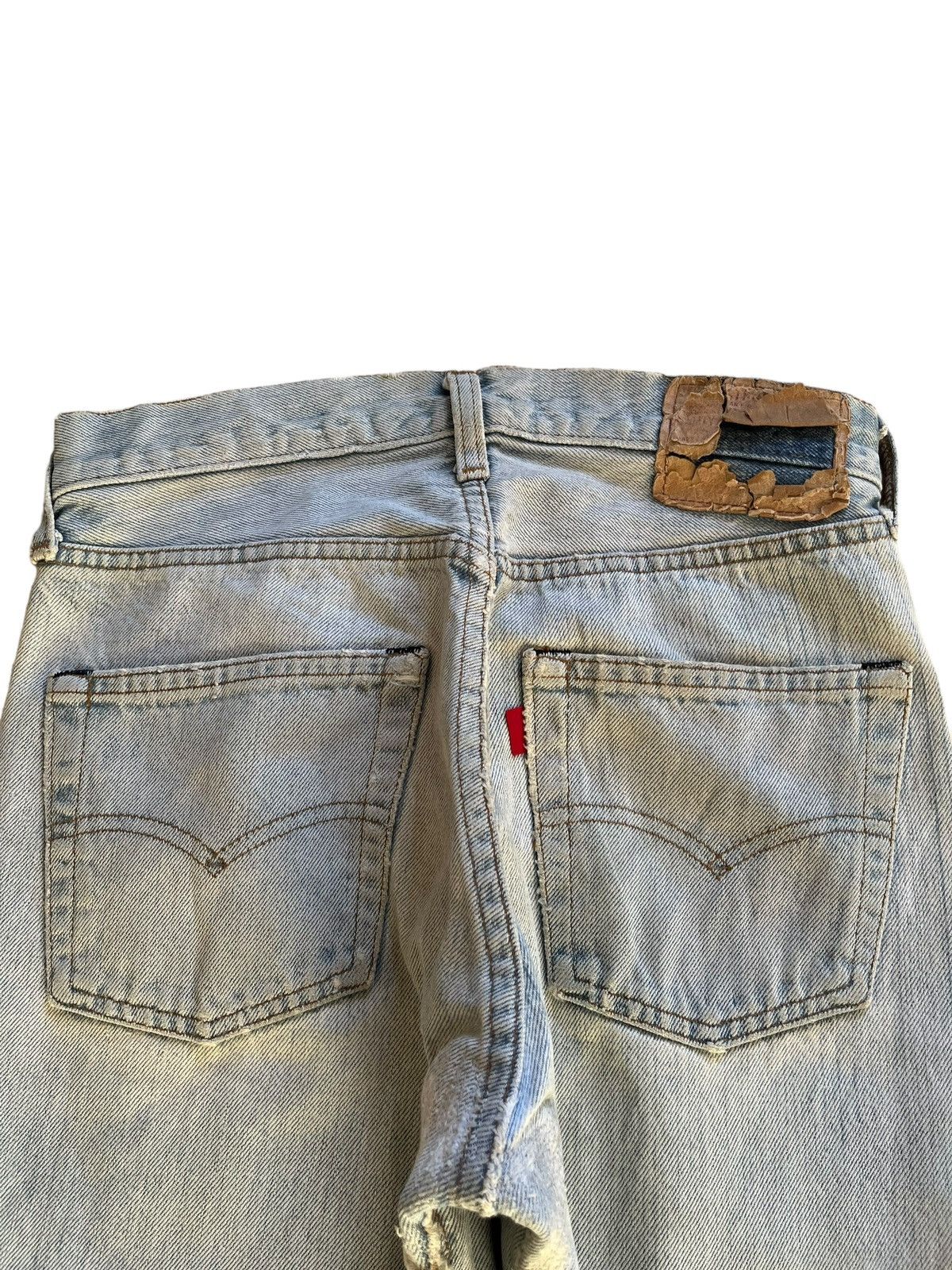 Levi's Vintage 70s Levis 501 Selvedge Bartacks Jeans Button 524 Size US 26 / EU 42 - 9 Thumbnail