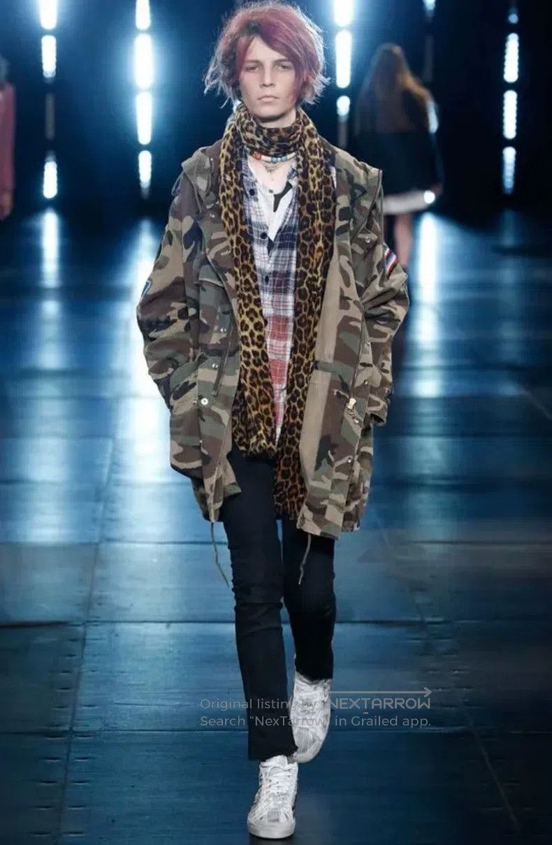 Saint Laurent Paris Saint Laurent Paris Large Rocket Camo Coat Size US S / EU 44-46 / 1 - 8 Thumbnail