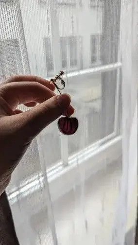 Jewelry Resin Cherry Eareing Size ONE SIZE - 4 Thumbnail