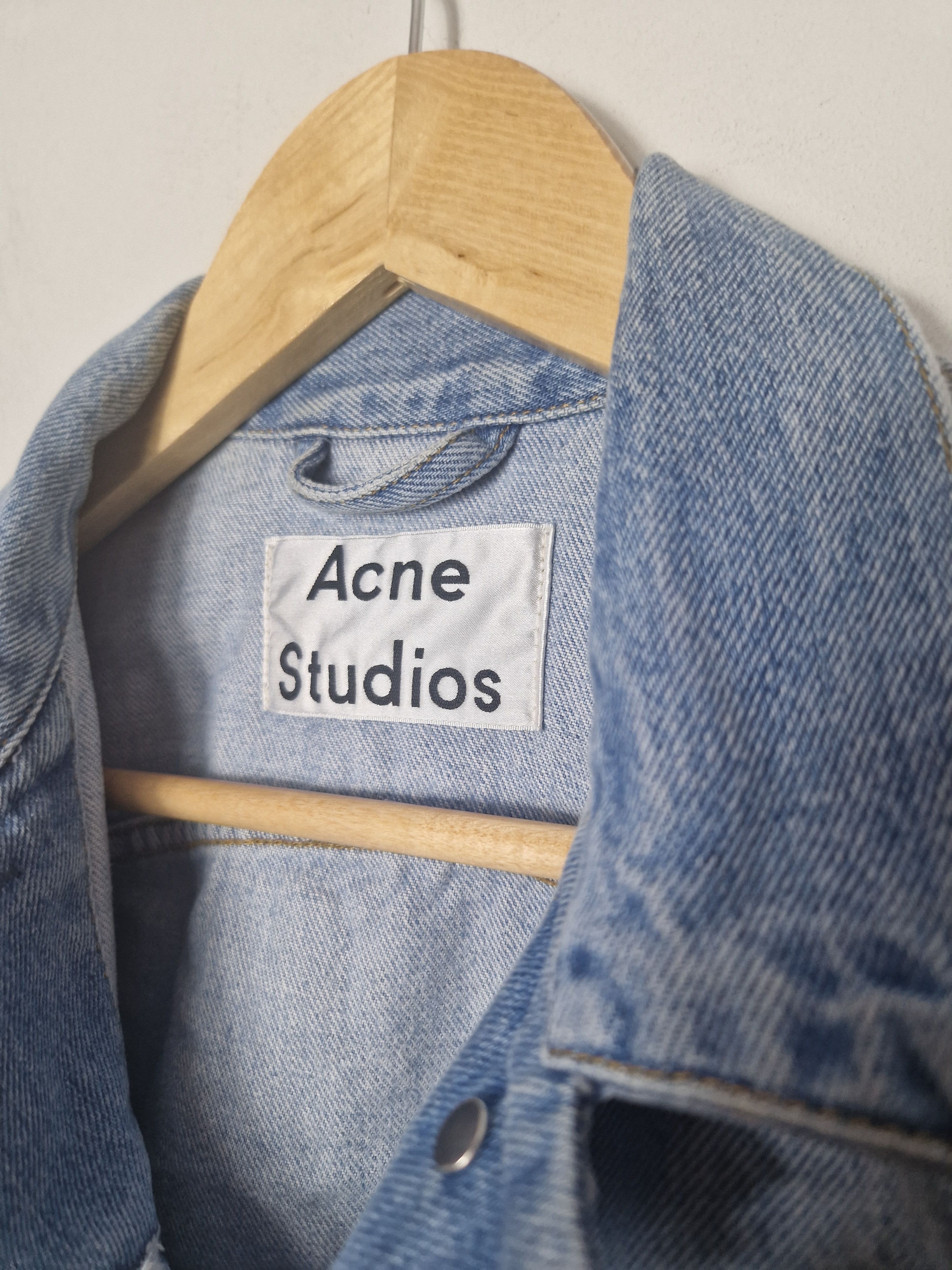 Acne Studios × Japanese Brand Acne Studios jean denim jacket Size S / US 4 / IT 40 - 4 Thumbnail