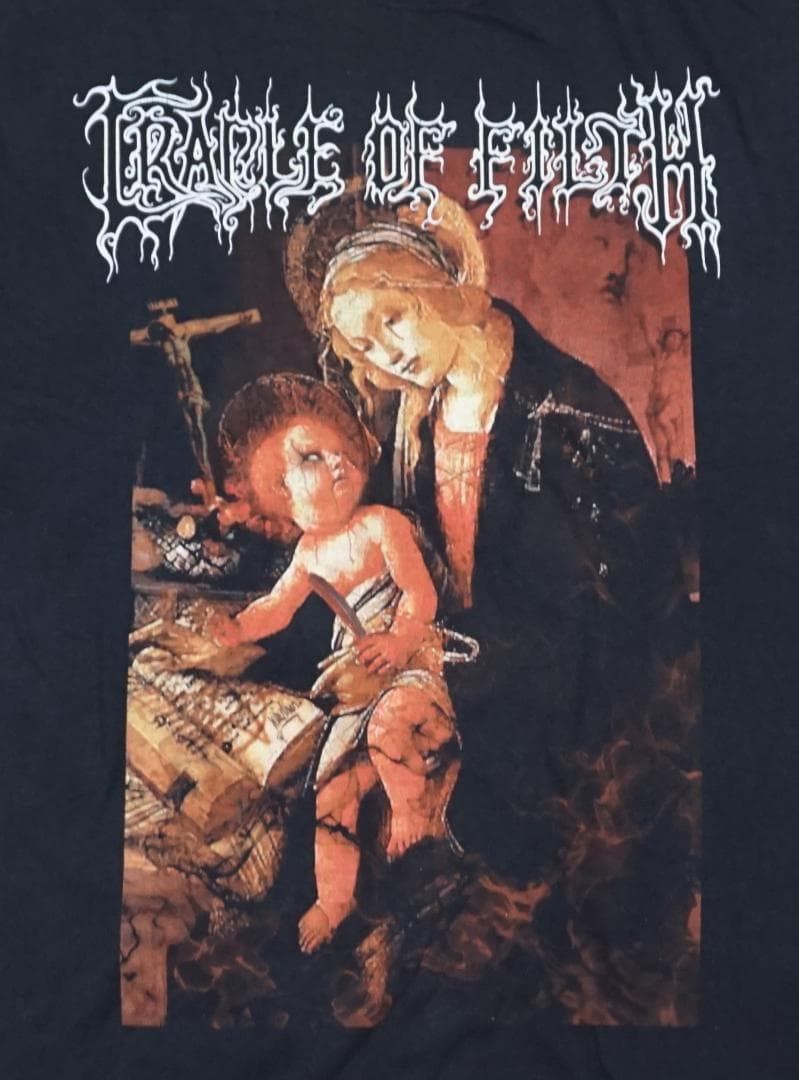 Vintage 00's Cradle of Filth 長袖 T-Shirt Vintage Size US L / EU 52-54 / 3 - 3 Thumbnail