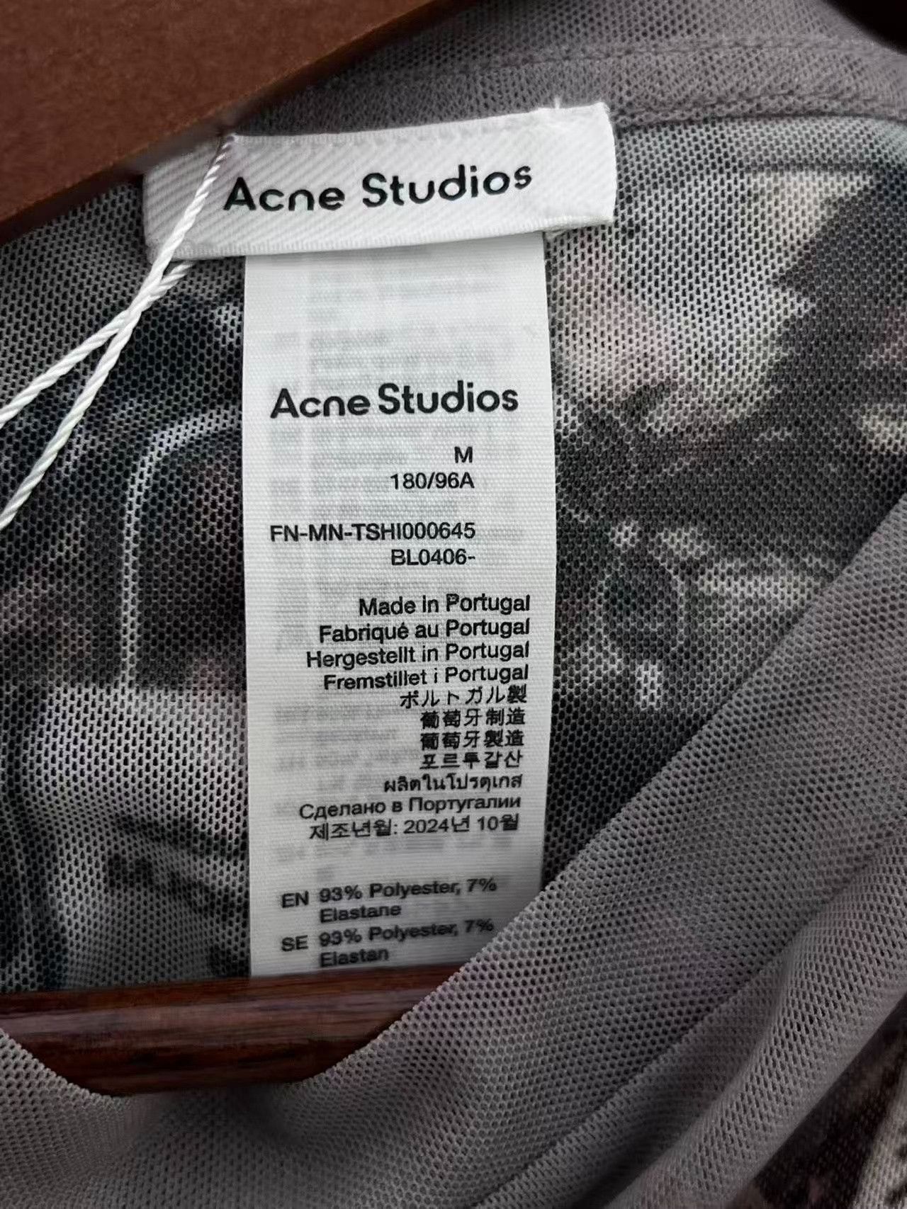 Acne Studios Acne Studios Long Sleeve Printed Top Size US M / EU 48-50 / 2 - 3 Thumbnail