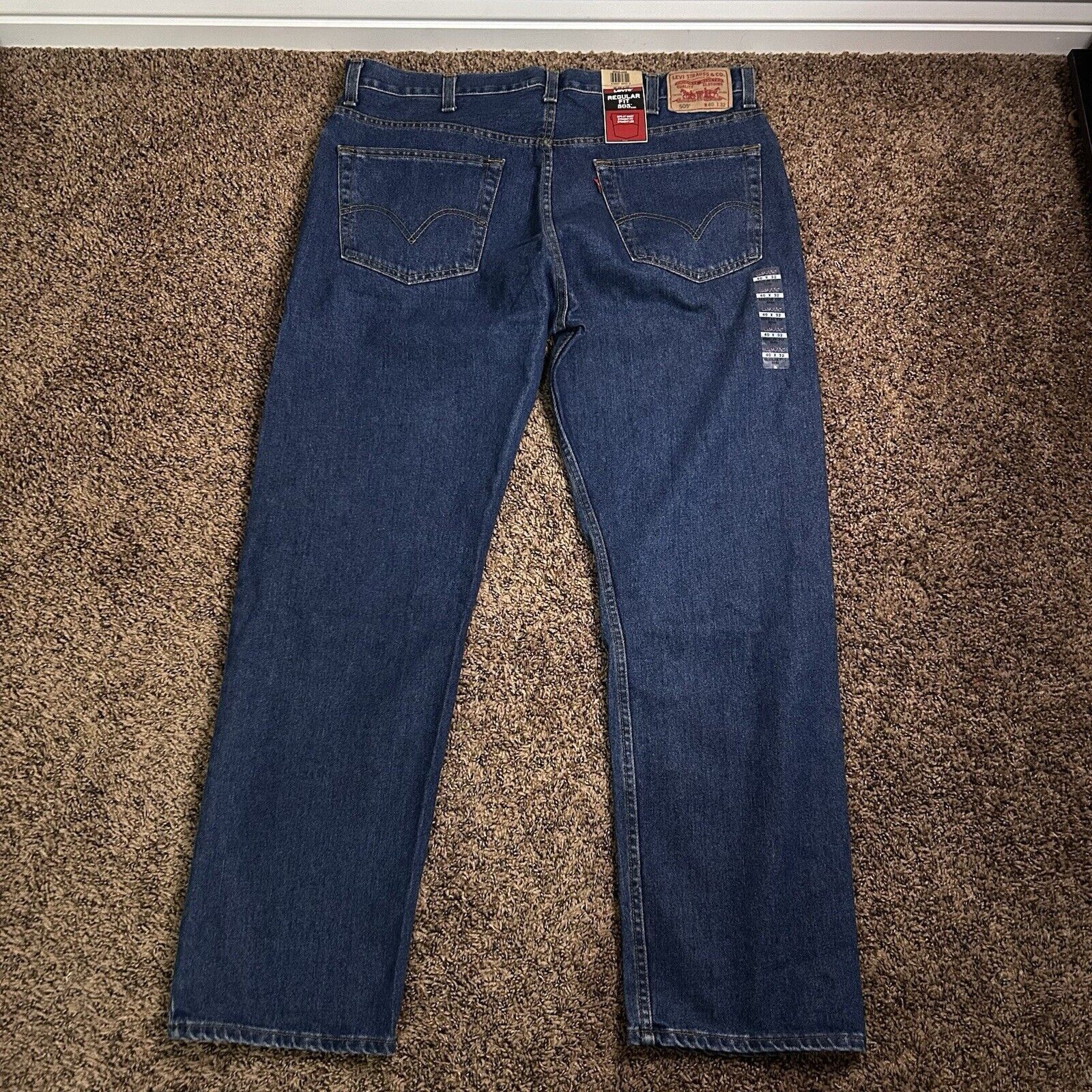 Levi's 2008 Y2K Levi's 505 Regular Fit Straight Leg Men's Jeans Size US 40 / EU 56 - 5 Thumbnail