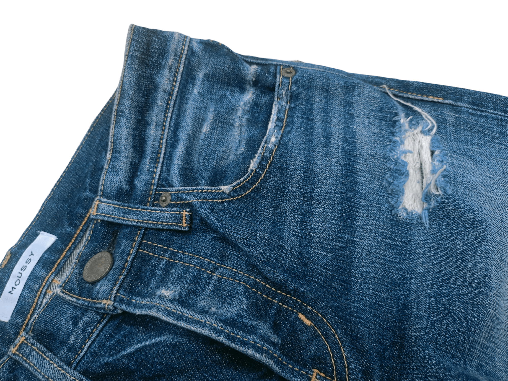 MOUSSY Moussy Distressed Jeans Size US 30 / EU 46 - 5 Thumbnail