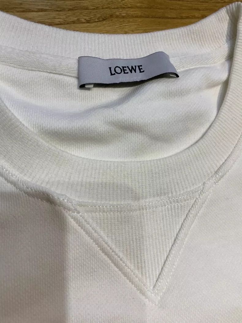 Loewe LOEWE White cotton color letters gradient embroidery round Size M / US 6-8 / IT 42-44 - 2 Thumbnail