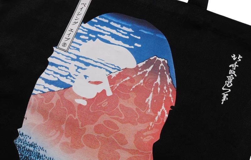 Bape Bape Ukiyo-e Tote Bag Size ONE SIZE - 2 Thumbnail