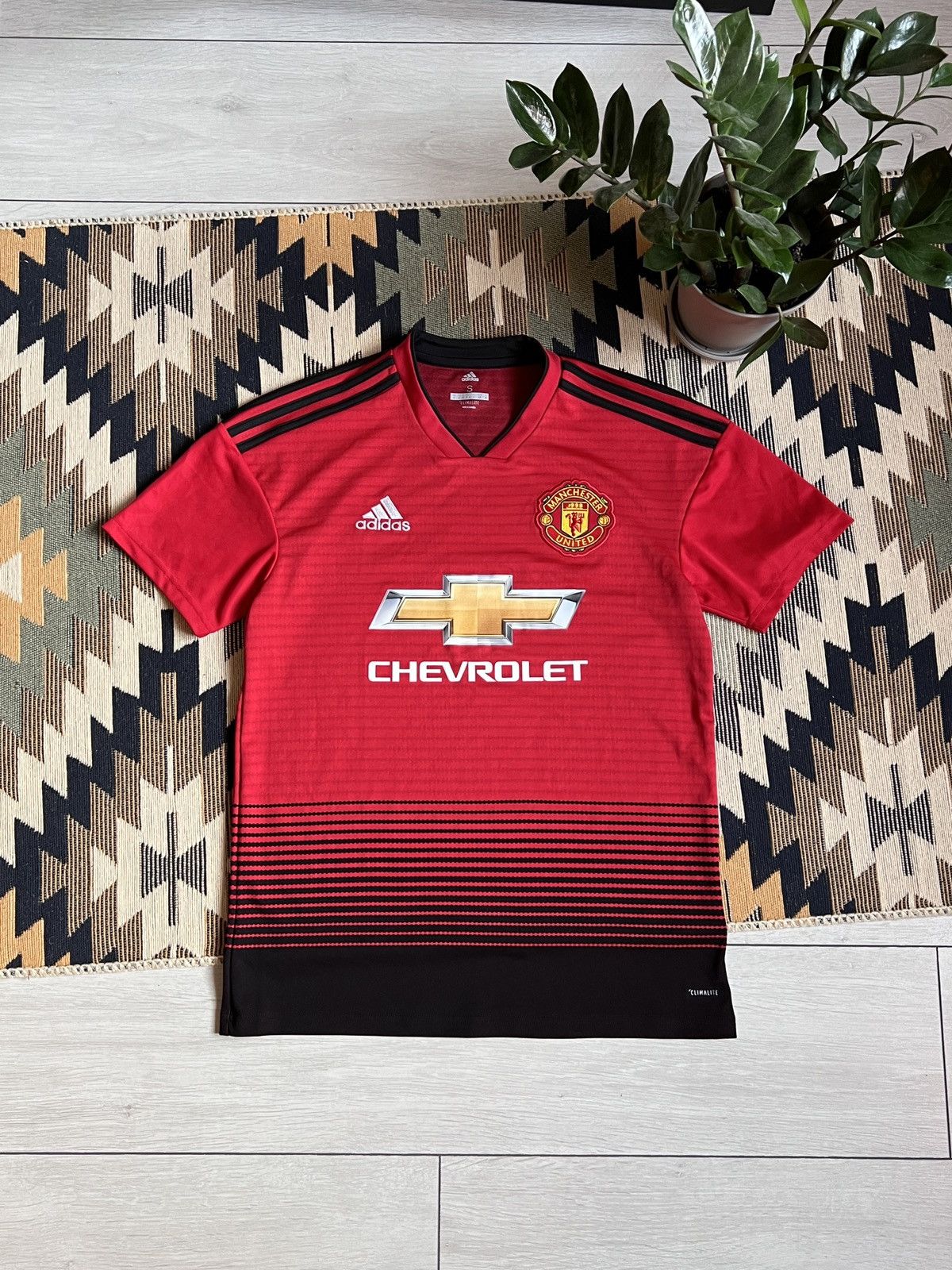 Adidas Adidas Manchester United 2018-19 Soccer Jersey Size US S / EU 44-46 / 1 - 1 Thumbnail