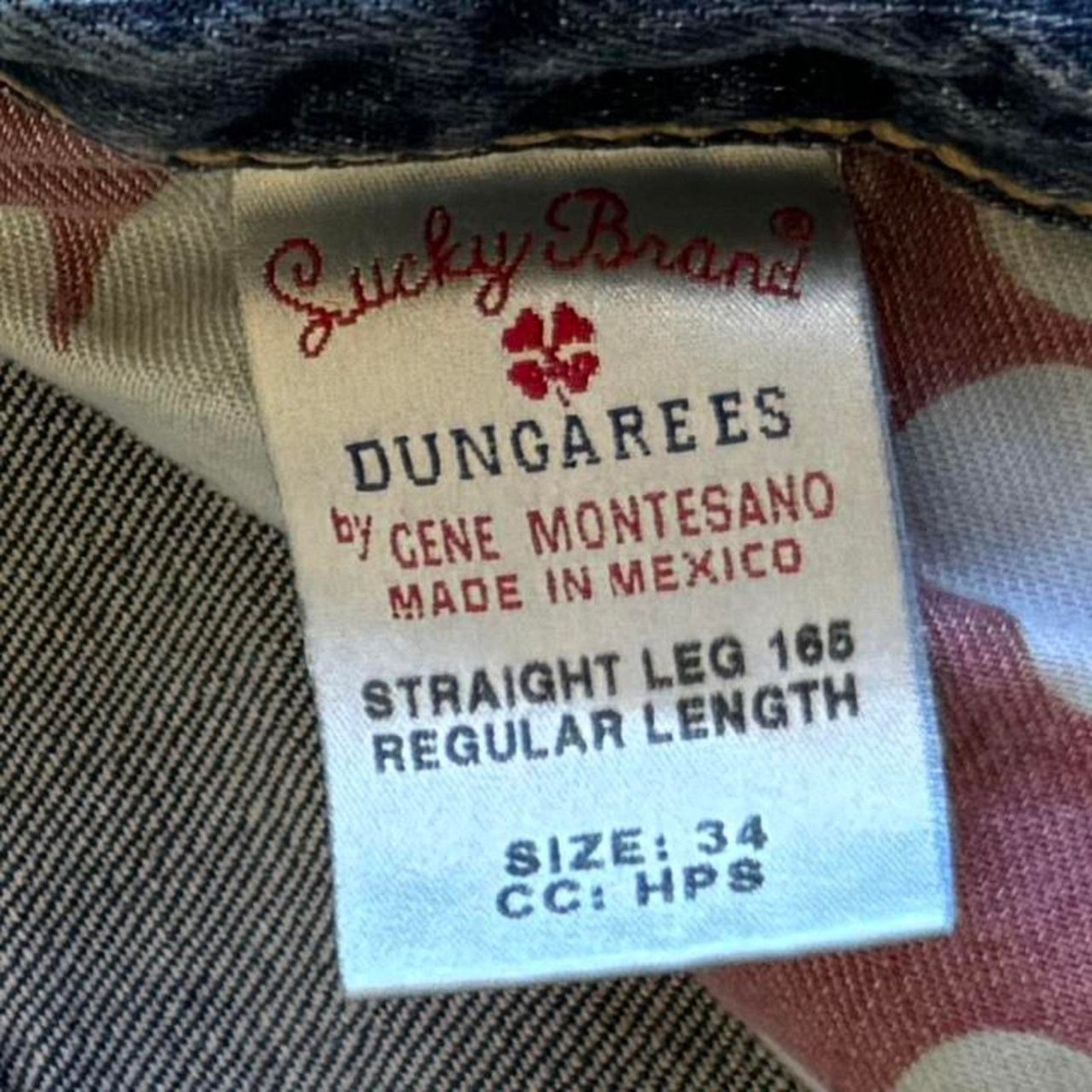 Japanese Brand × Lucky Brand Lucky Brand Embroidered Grunge Opium Denim Jeans Size US 34 / EU 50 - 6 Thumbnail