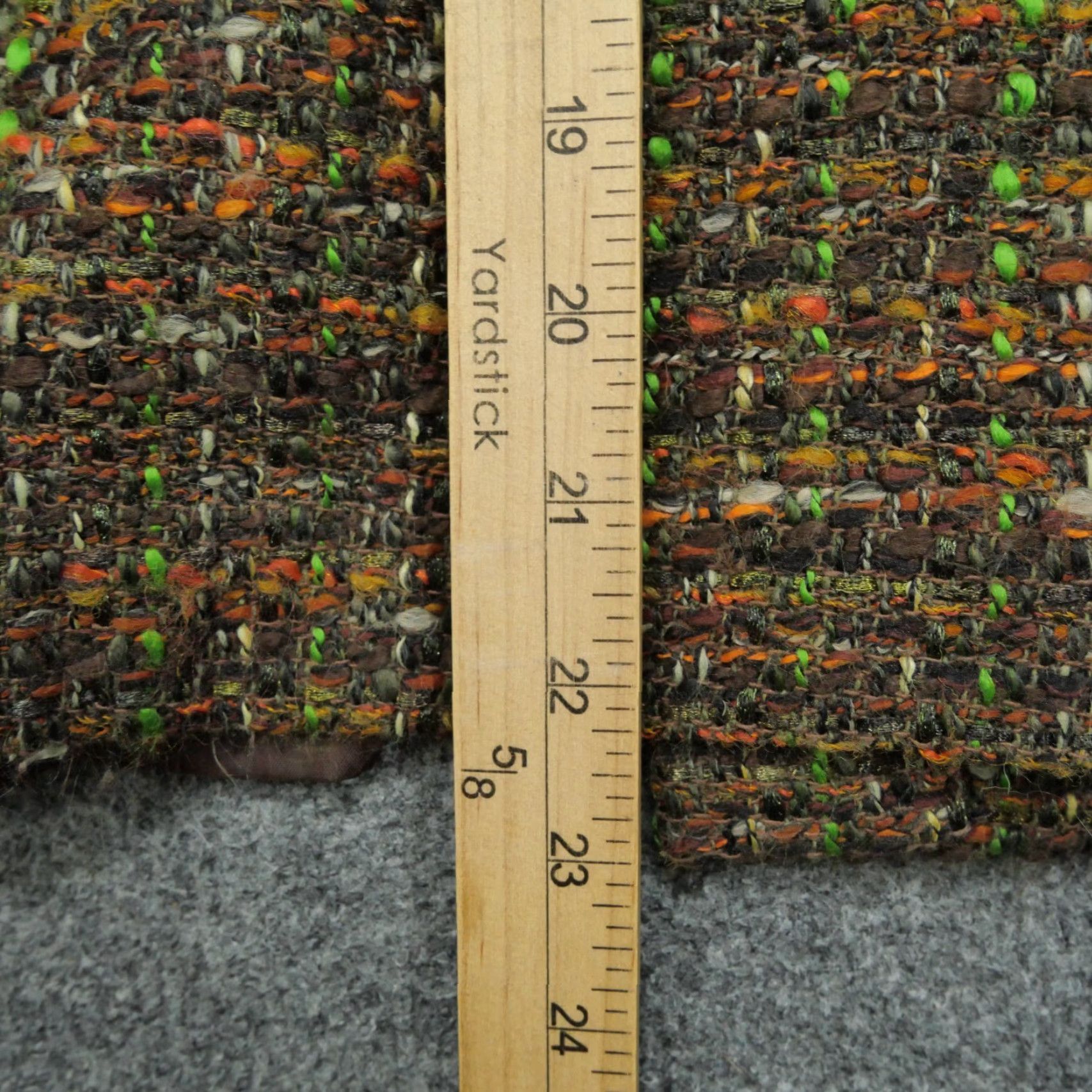 Talbots Talbots Skirt Womens 6 Brown Green Orange Tweed Straight Business Size 28" / US 6 / IT 42 - 5 Thumbnail