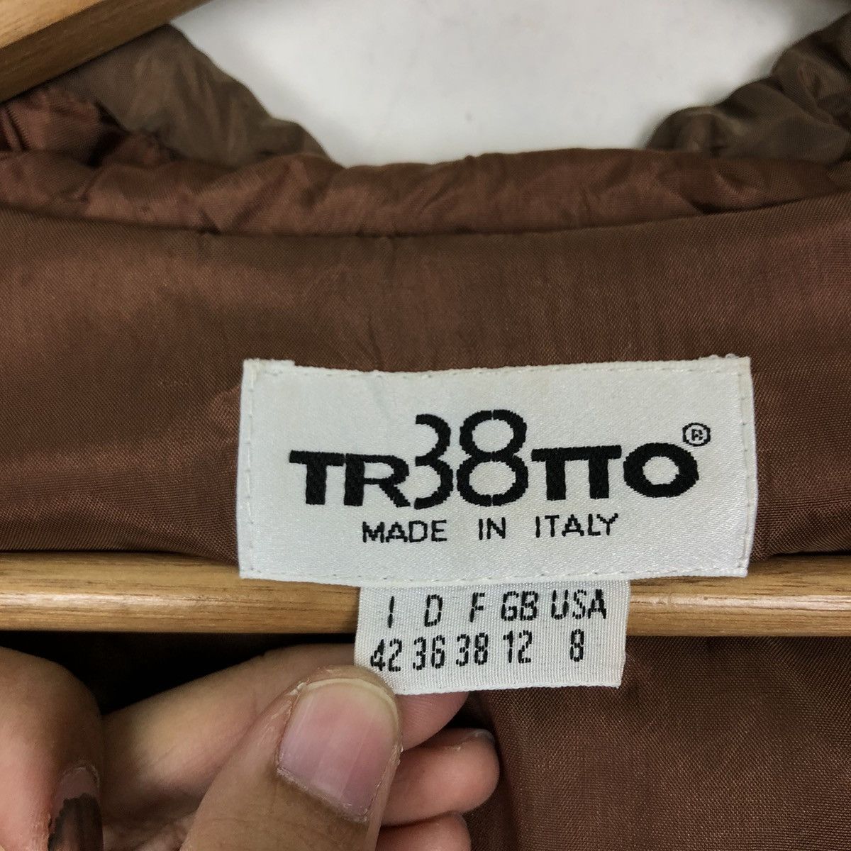 Vintage 🔥RARE QUILTED HOODIE JACKET TRE8TTO MADE IN ITALY Size US M / EU 48-50 / 2 - 13 Thumbnail