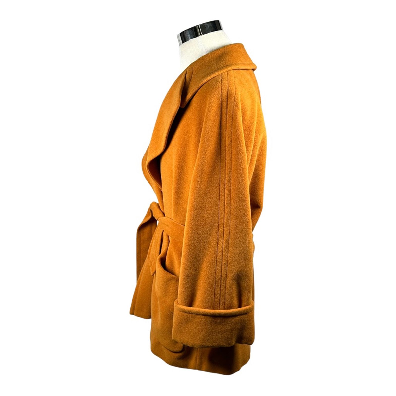 Loewe Loewe Jacket Coat Orange Open Pockets Cashmere Wool Vintage Size M / US 6-8 / IT 42-44 - 3 Thumbnail