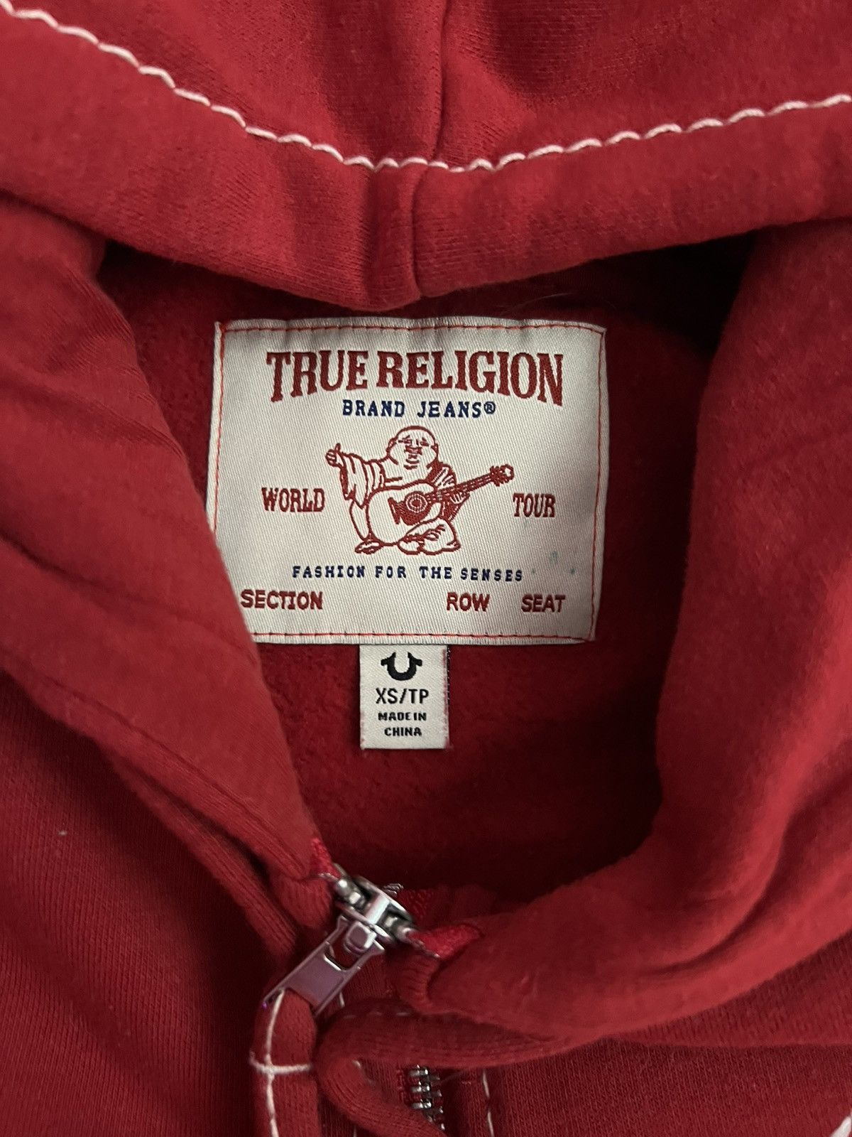 True Religion Red Zip Up True Religion Jacket Size XS / US 0-2 / IT 36-38 - 3 Thumbnail