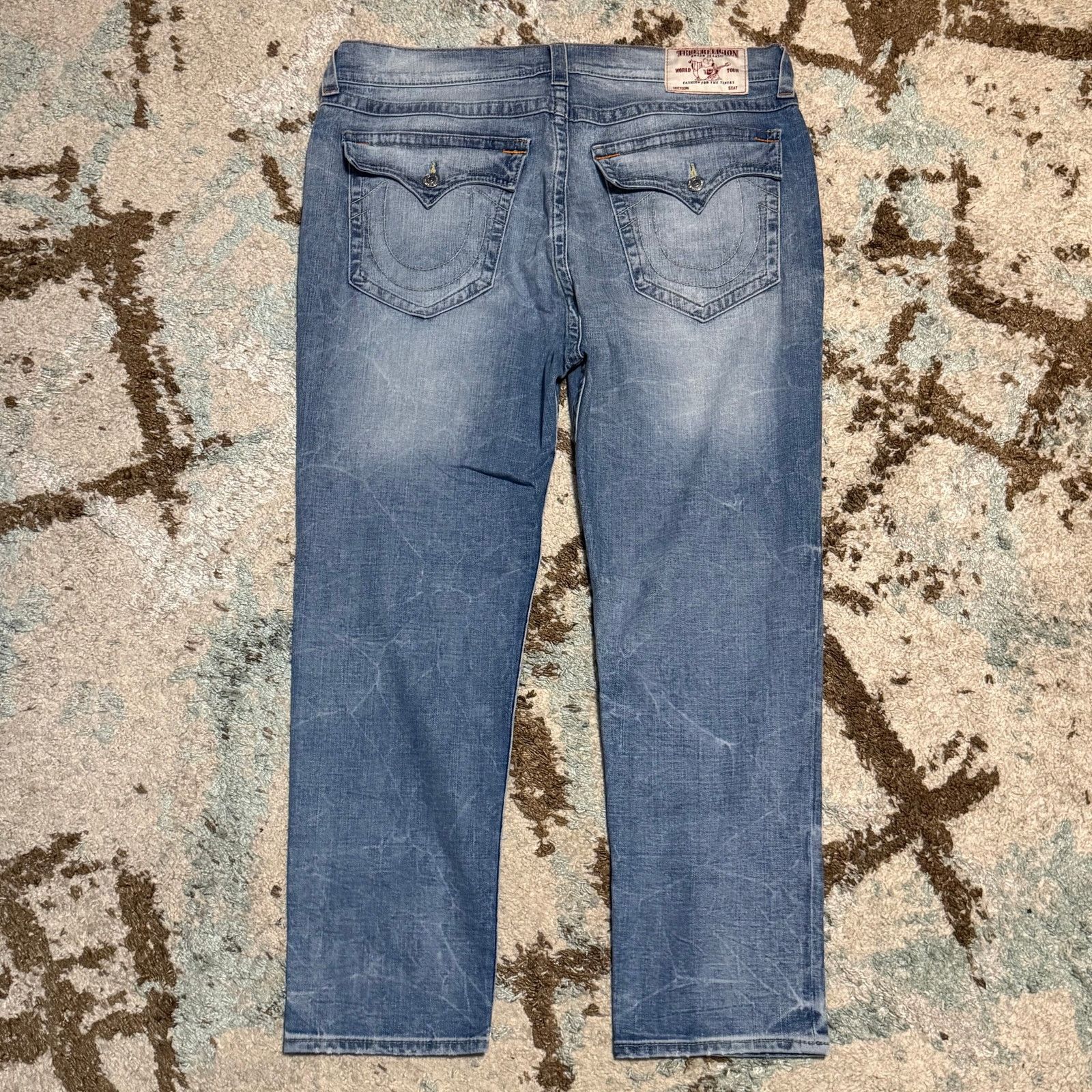 True Religion True Religion Slim Drop Rise Jeans Flap Pocket Size 38 Y2K Size US 38 / EU 54 - 1 Thumbnail