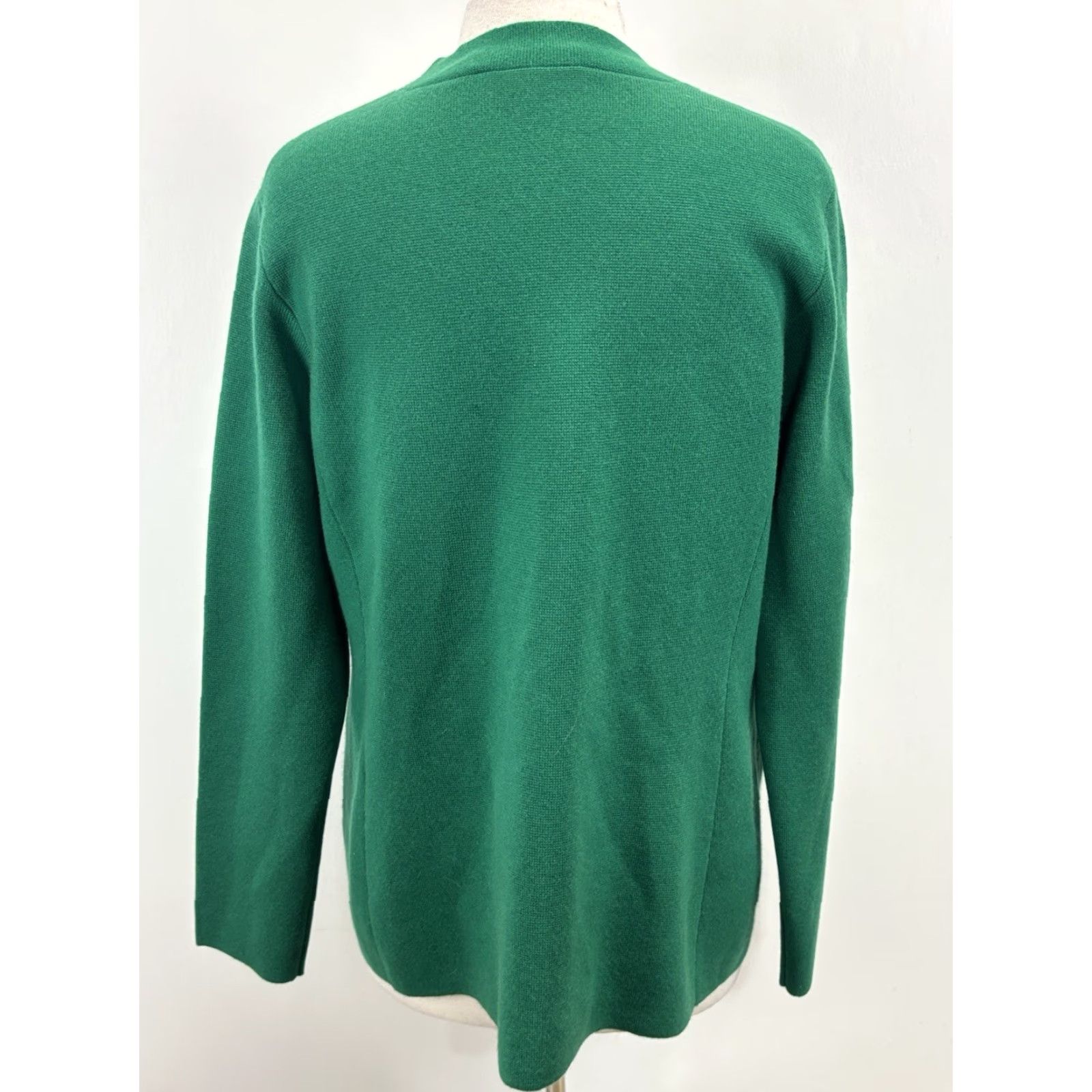 Vintage Barbara Lohmann Cardigan Sweater 2 Pc Cashmere Twin Set Women EU 46 US 16 Green Mens? Size XXL / US 16-18 / IT 52-54 - 3 Thumbnail