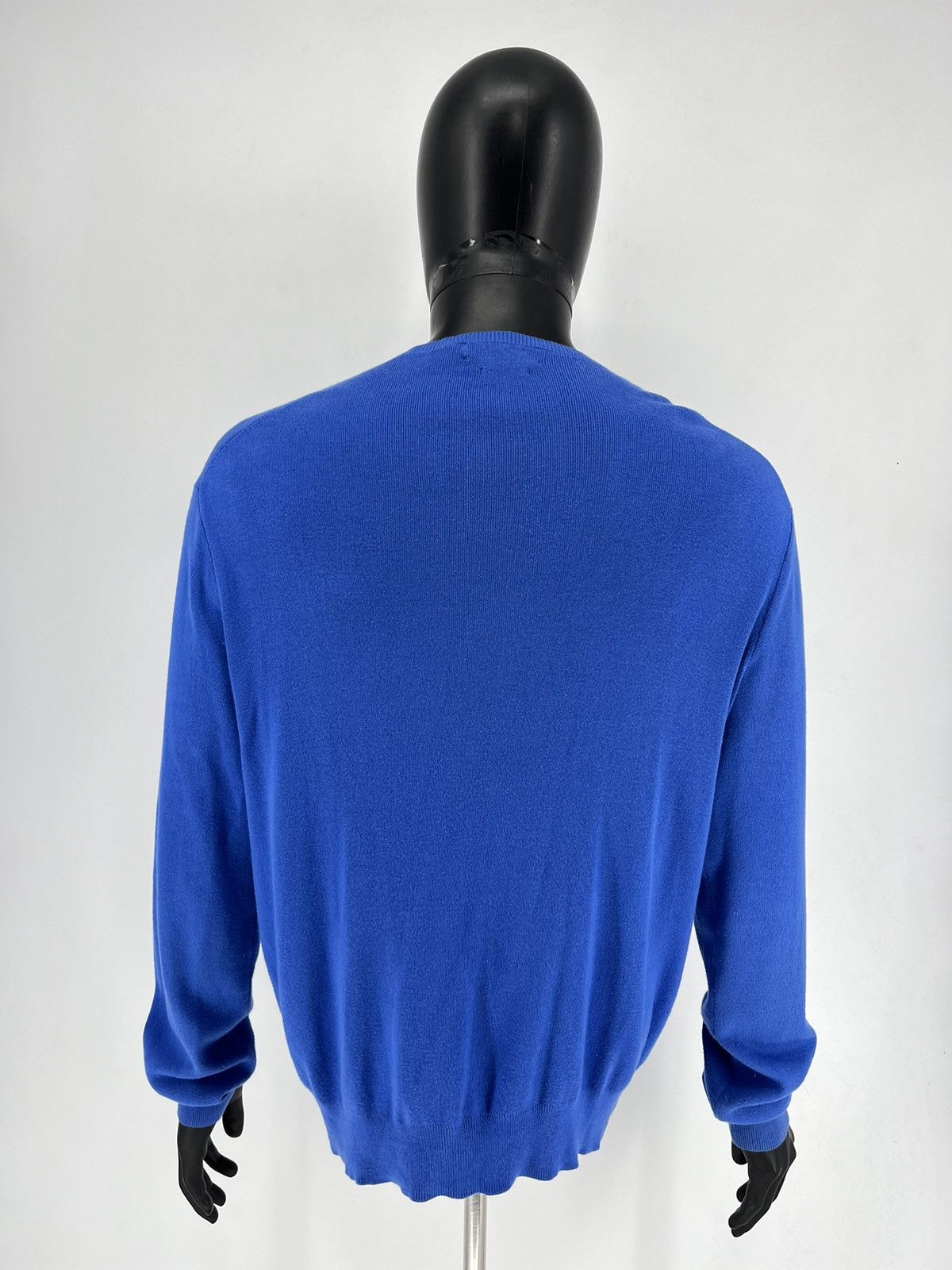 Polo Ralph Lauren × Ralph Lauren × Vintage Vintage Polo Ralph Lauren V-Neck Sweater 90s Navy Size US L / EU 52-54 / 3 - 8 Thumbnail