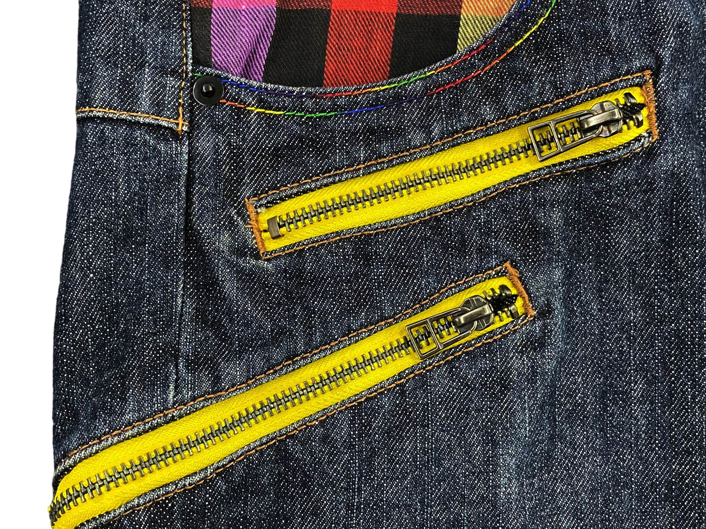 Japanese Brand Dominates Jeans Double Waist Jeans Japanese Jeans Size US 31 - 9 Thumbnail