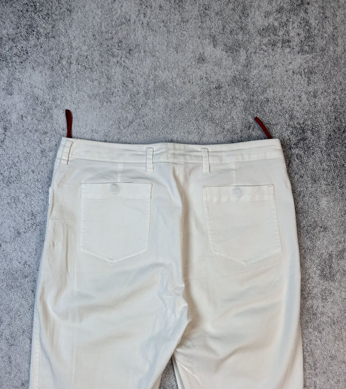 Prada × Vintage Luxury Prada White Stretch Jeans Denim Size 40" / US 18 - 11 Thumbnail